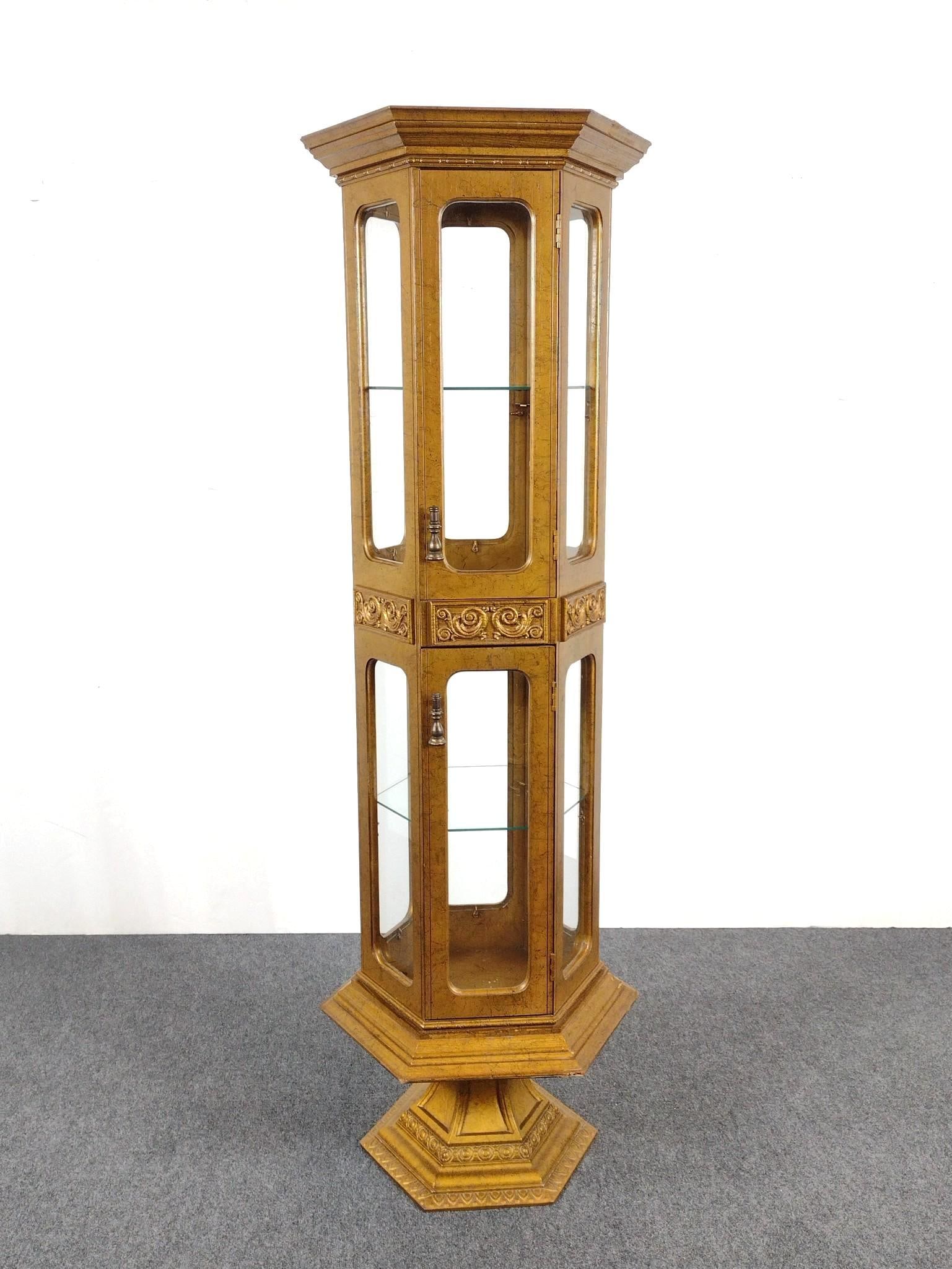 Hexagon Curio Cabinet (1 of 3)