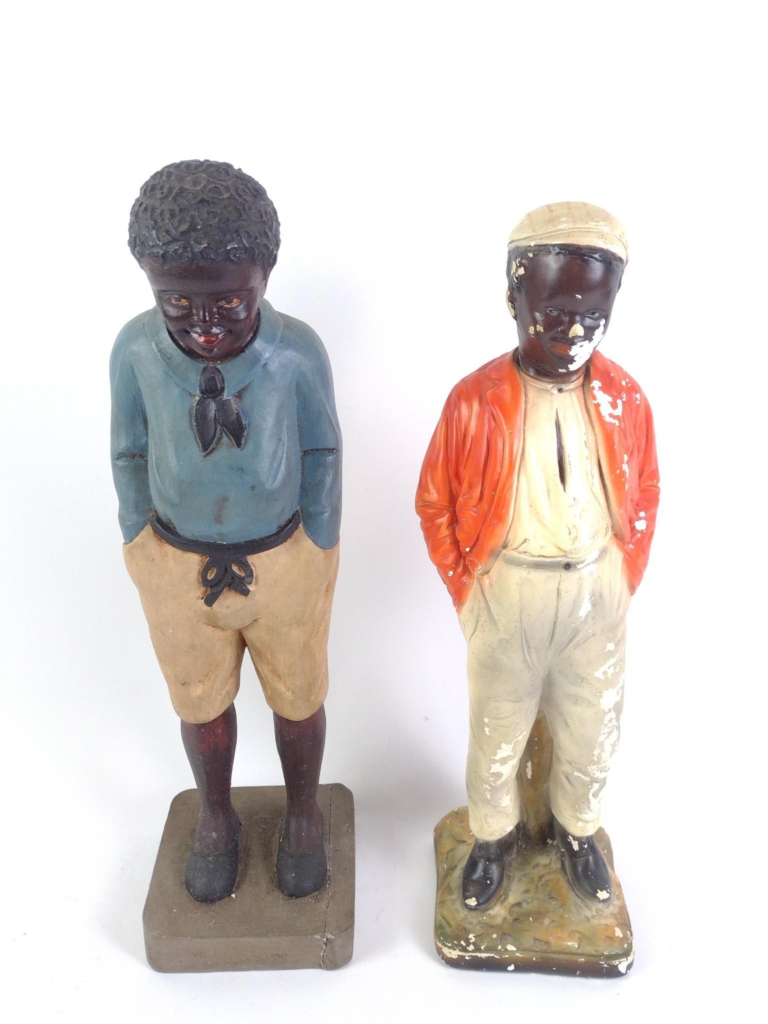 2 Black Americana Garden Statues/Hitching Posts (1 of 4)