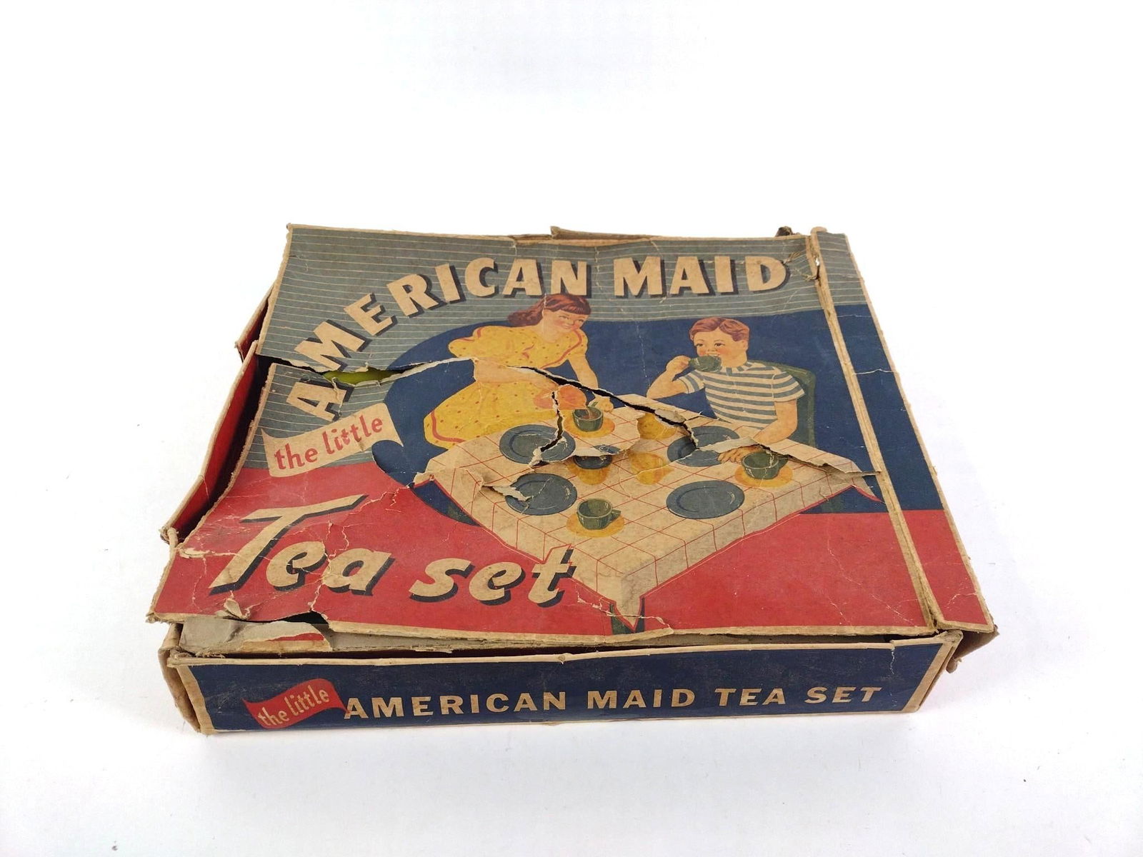The Little American Maid Tea Set in OB (1 of 2)