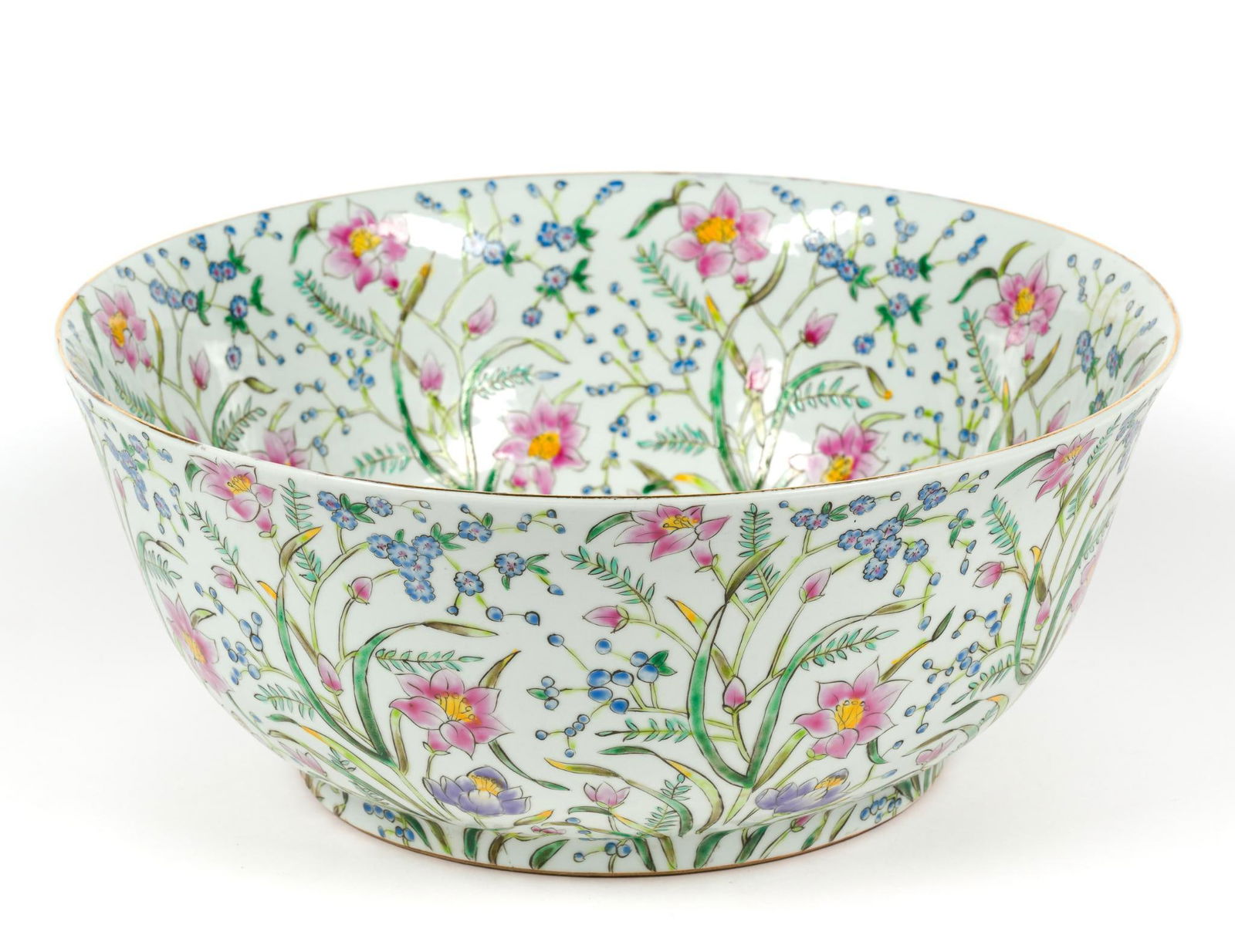 Large Asian Floral Bowl (1 of 3)
