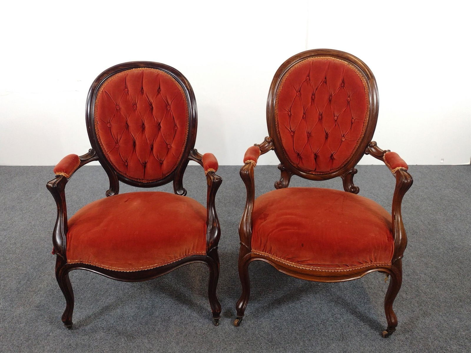 Pair of Antique Arm Chairs (1 of 6)