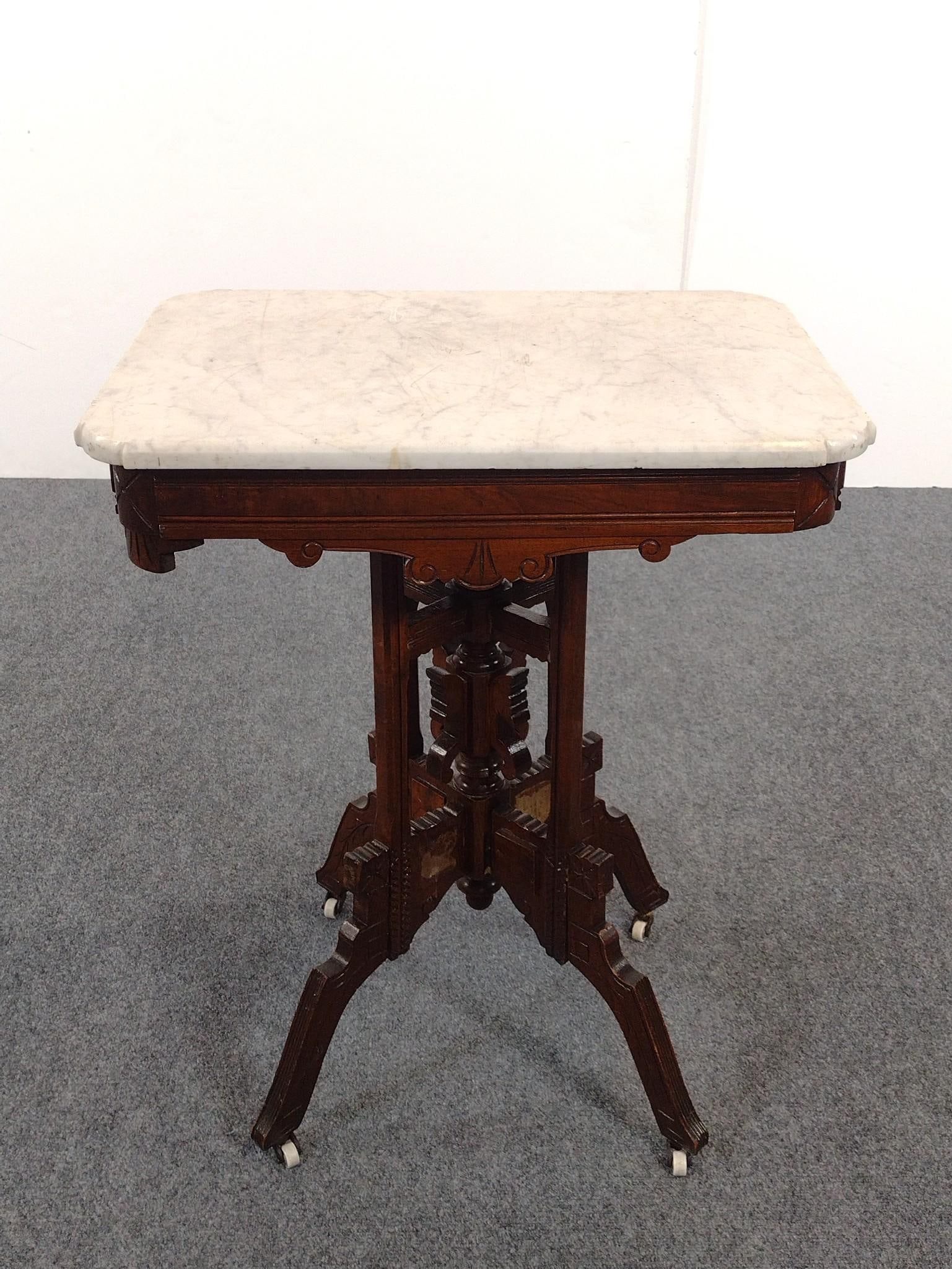 Marble Top Occasional Table (1 of 5)