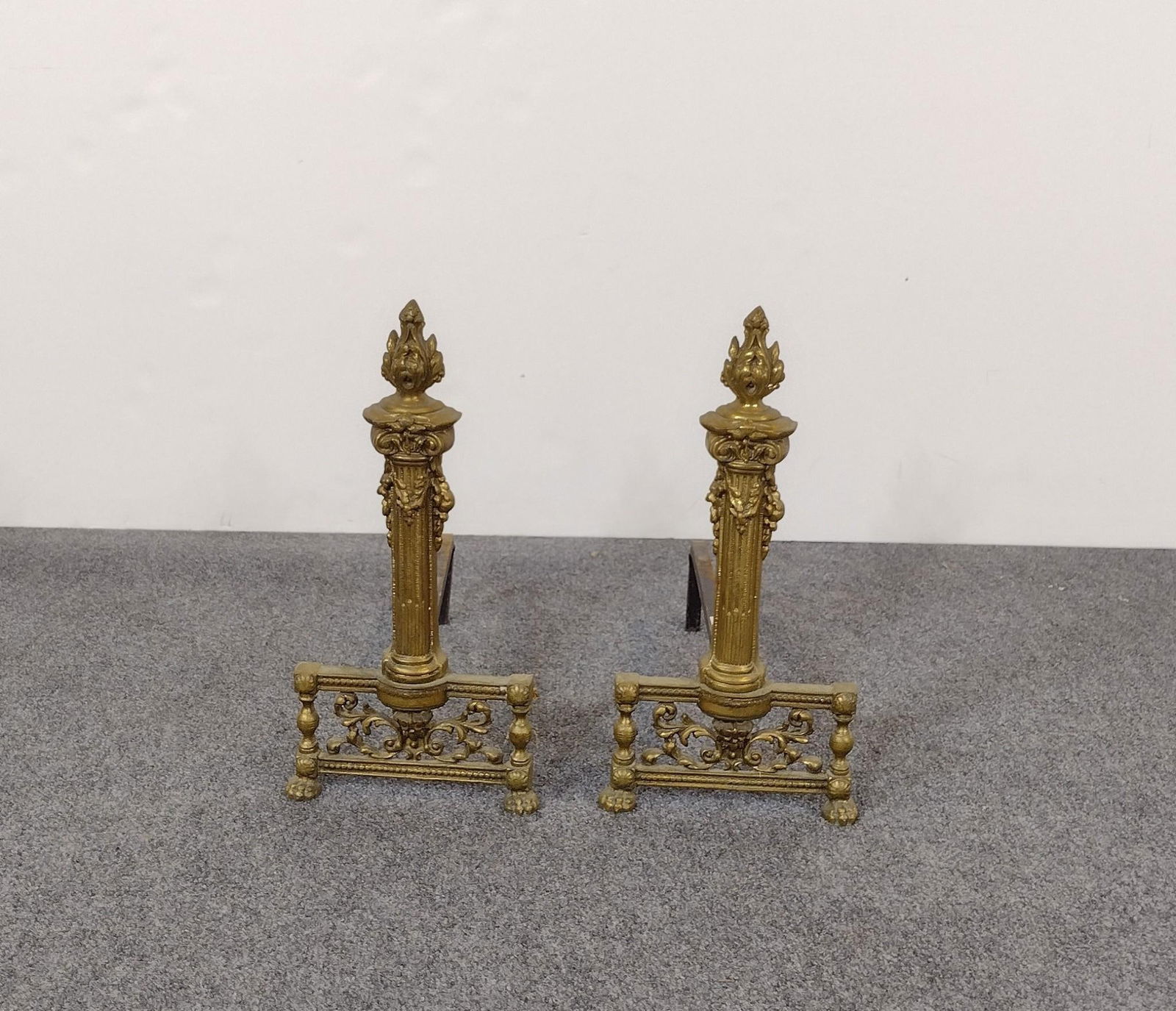 Pair of Brass Andirons (1 of 2)
