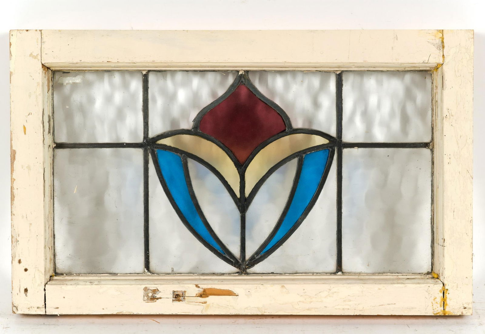 Art Deco Antique Stained Glass Window Frame (1 of 2)