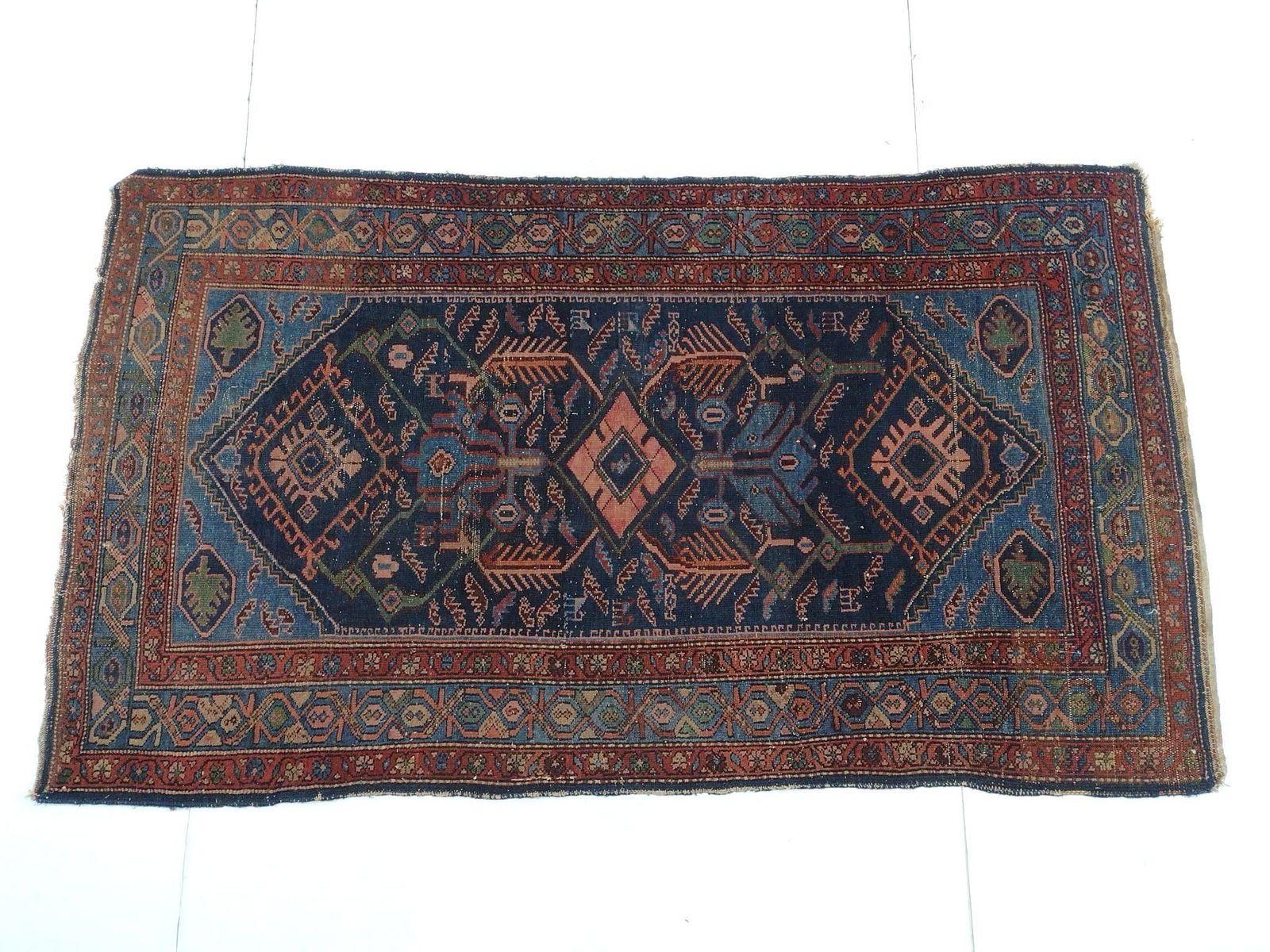 Handmade Persian Throw Rug (1 of 4)