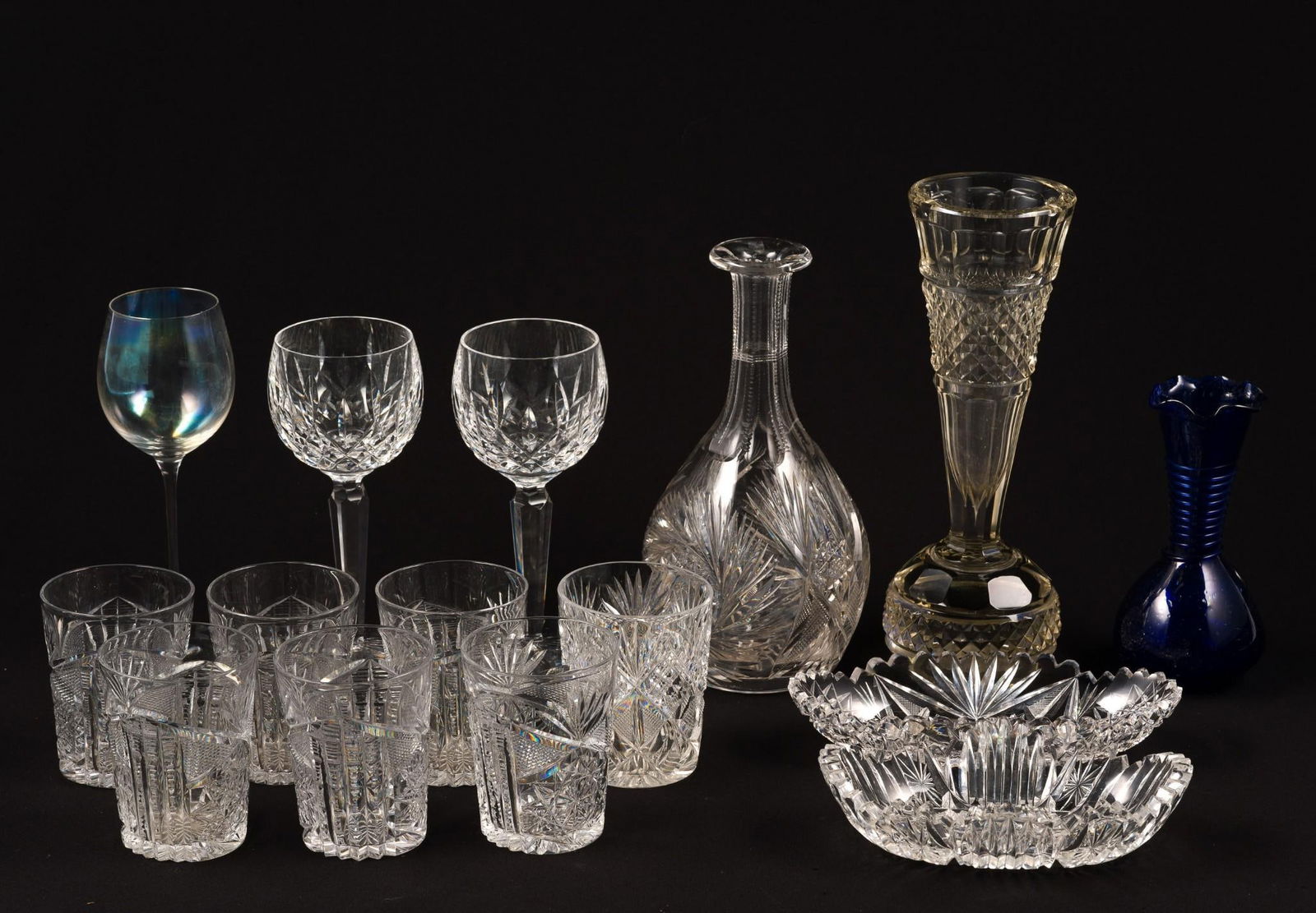 14 Pcs of Glassware Incl Waterford (1 of 3)
