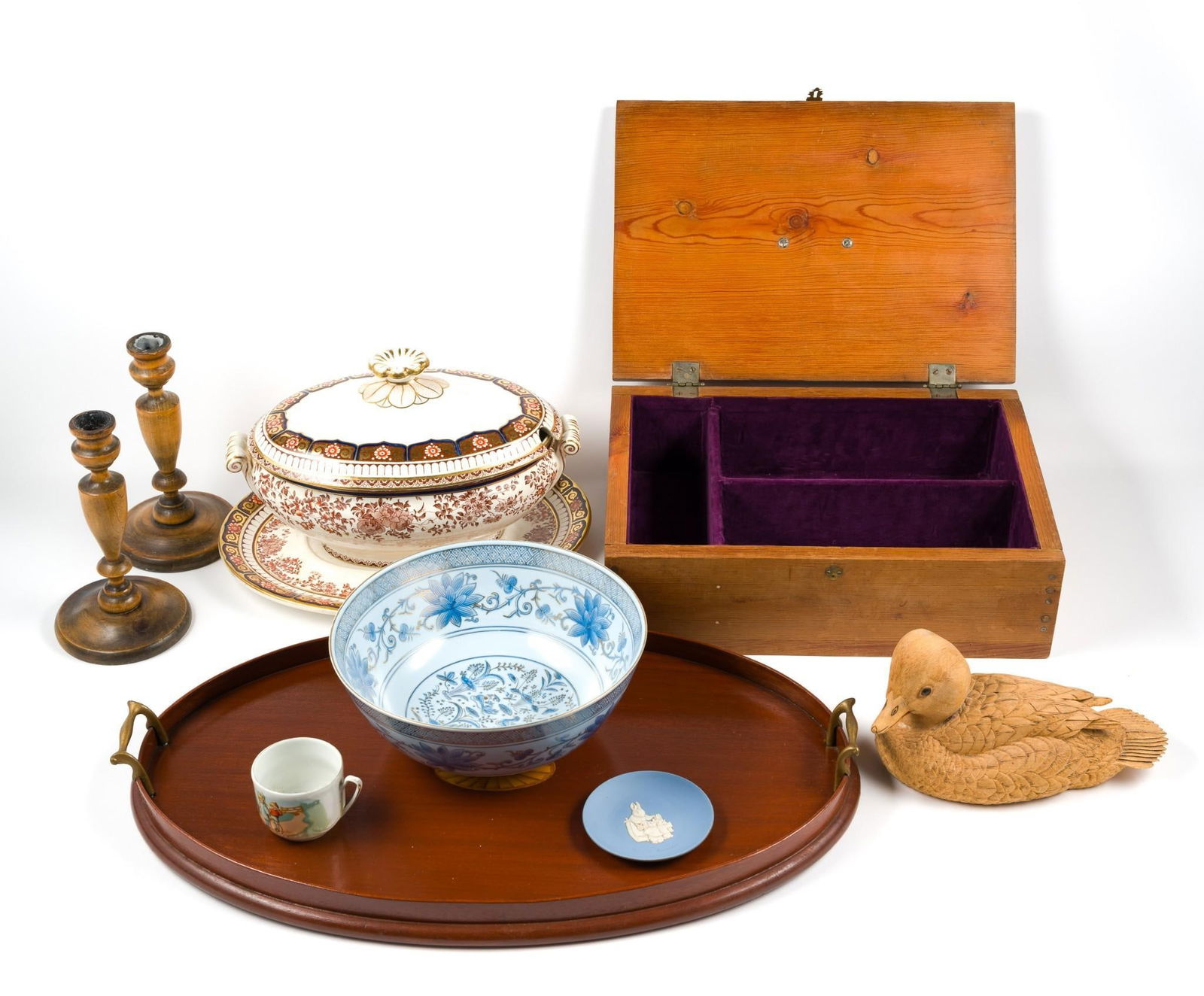 9 Decorative Pcs Incl Wedgewood Tureen (1 of 9)