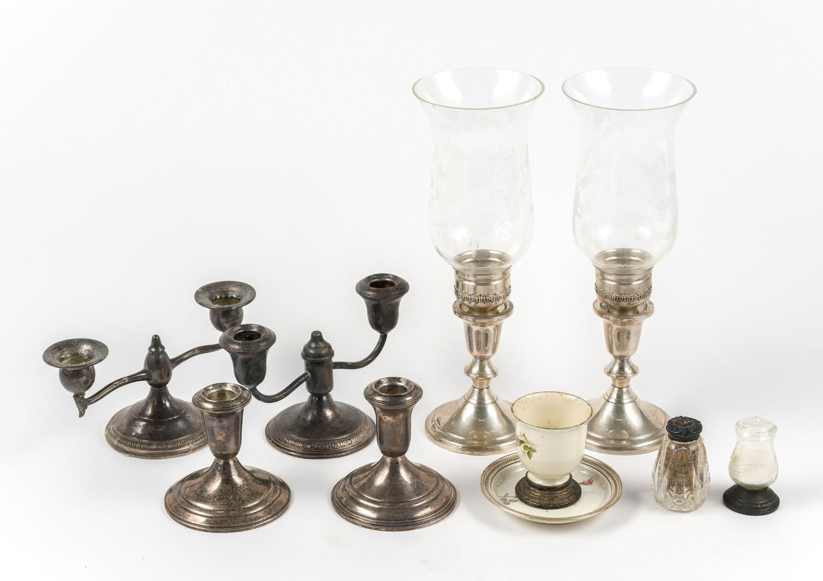 10 Pcs Sterling Silver Weighted & Sterling Silver Rimmed (1 of 9)