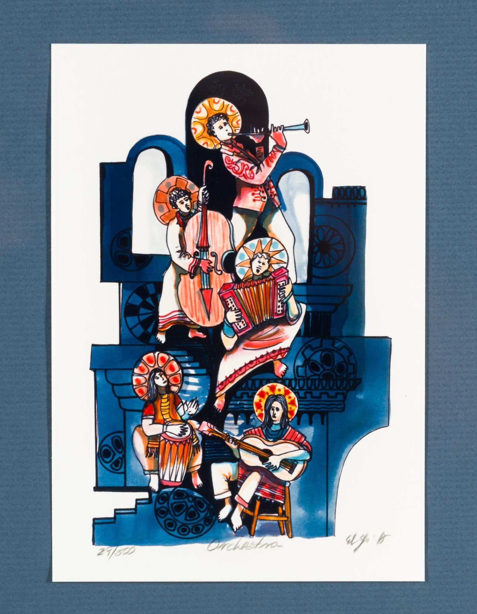 Triptych Amram Ebgi Lithographs - 3