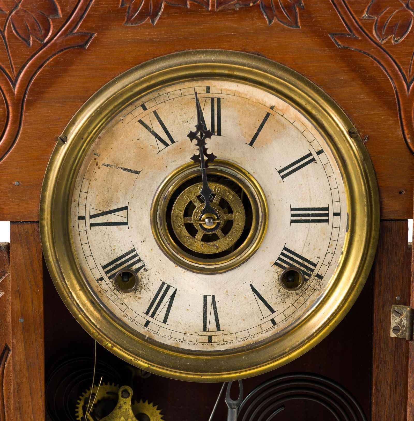 Gingerbread Mantle Clock - 2