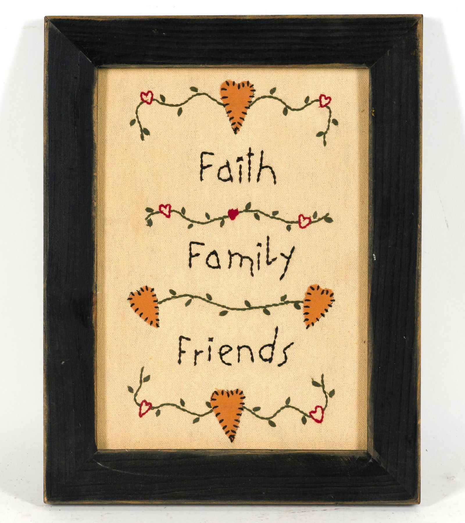 Cross Stitch Sampler: NOT ELIGIBLE FOR IN-HOUSE SHIPPING: See Terms for Shipping Options. 15" long x 11-1/2" wide.