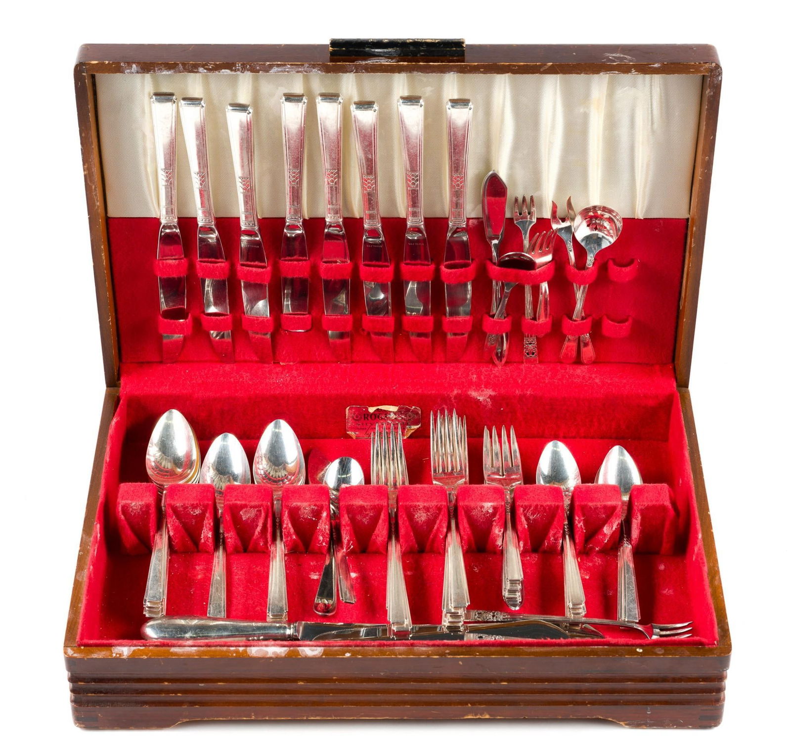 57 Pcs Silverplate Flatware incl. Community Plate (1 of 5)