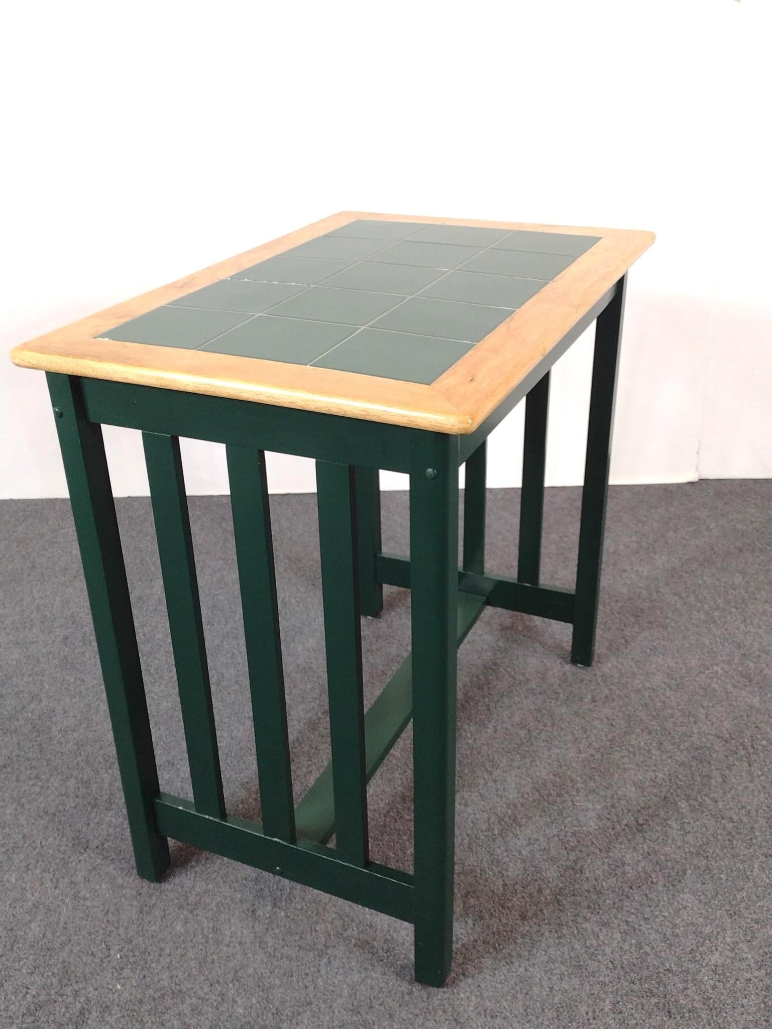 Tile Top Table with 2 Stools - 5
