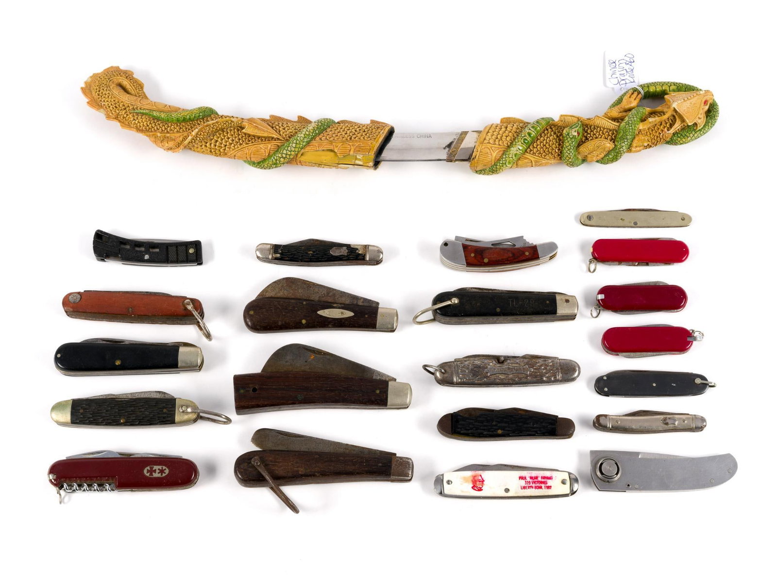 22 Knives incl. Pocket and Chinese Dragon (1 of 7)
