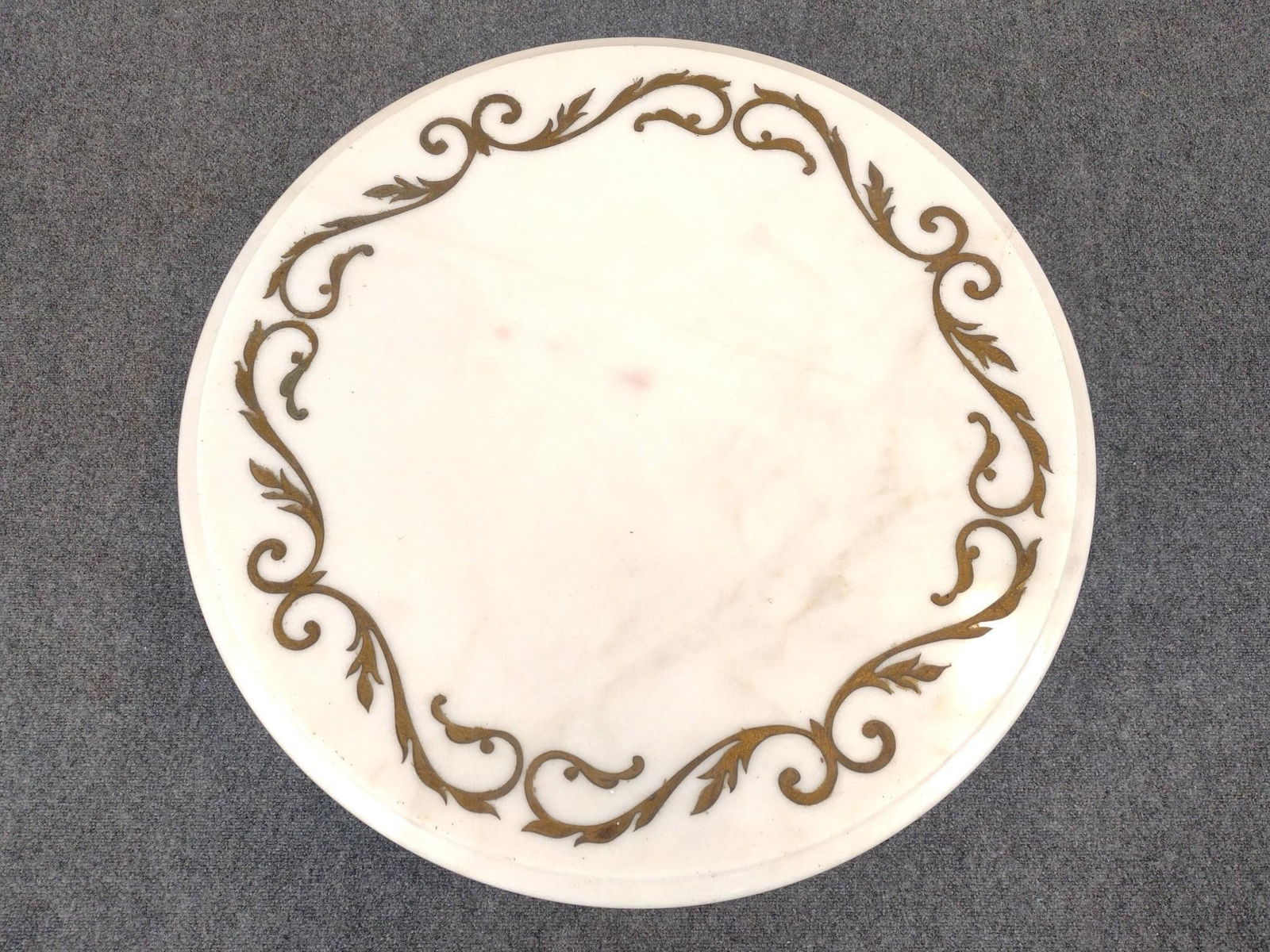 Marble Top Side Table - 2