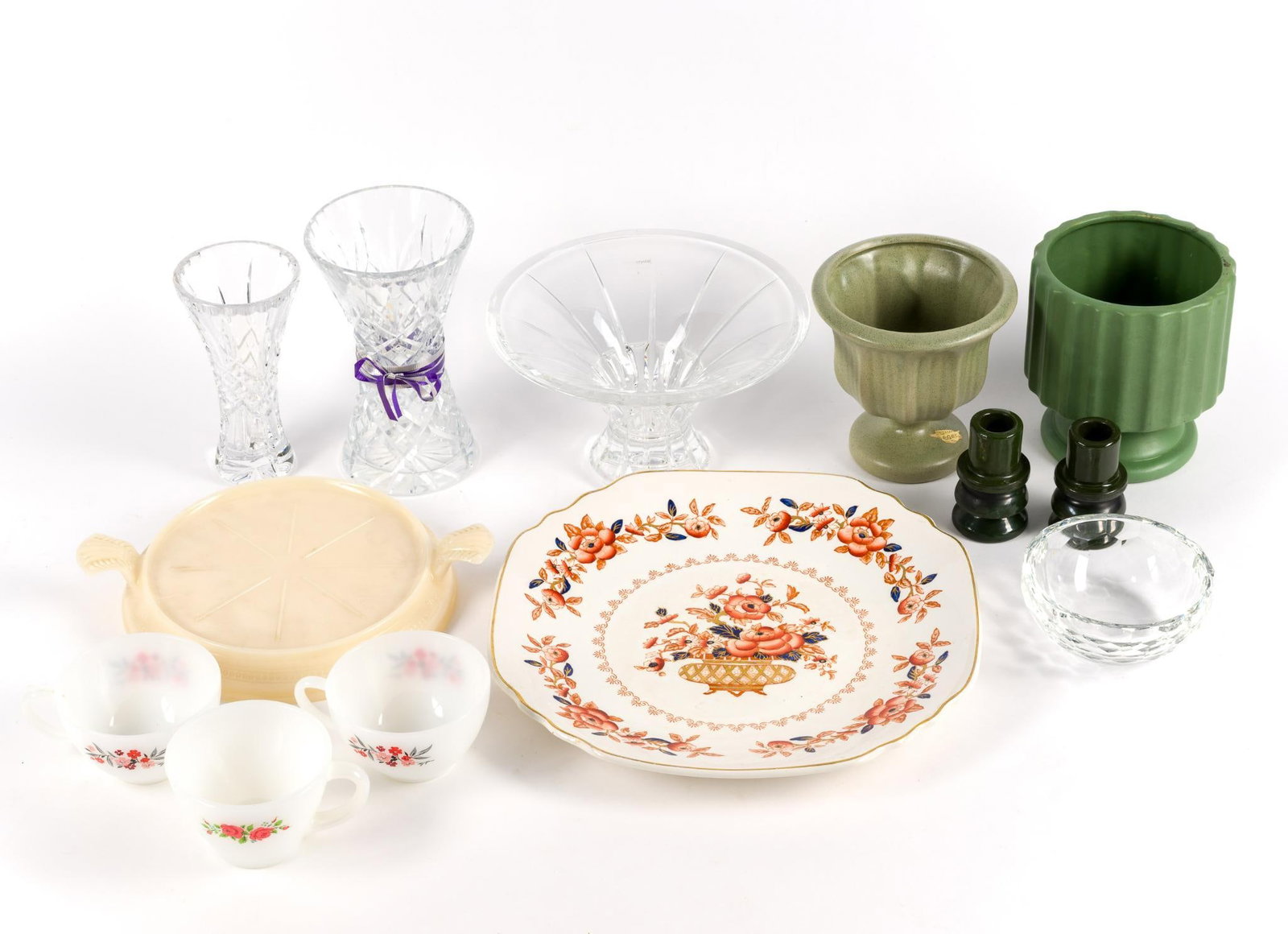 13 Pcs Glass/Ceramics incl Haeger Planter (1 of 12)