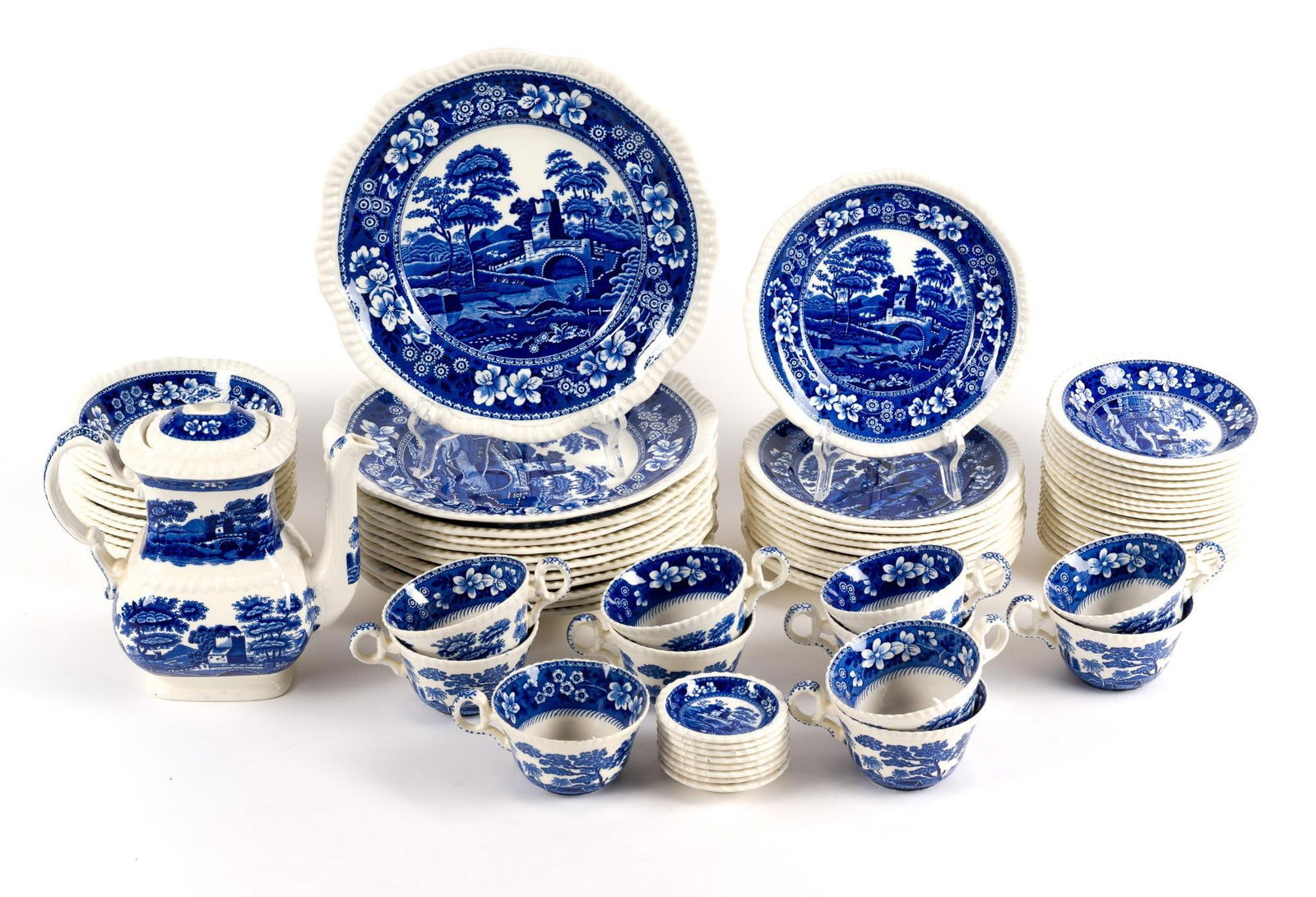 74 Pcs Copeland England Dinner Service (1 of 6)