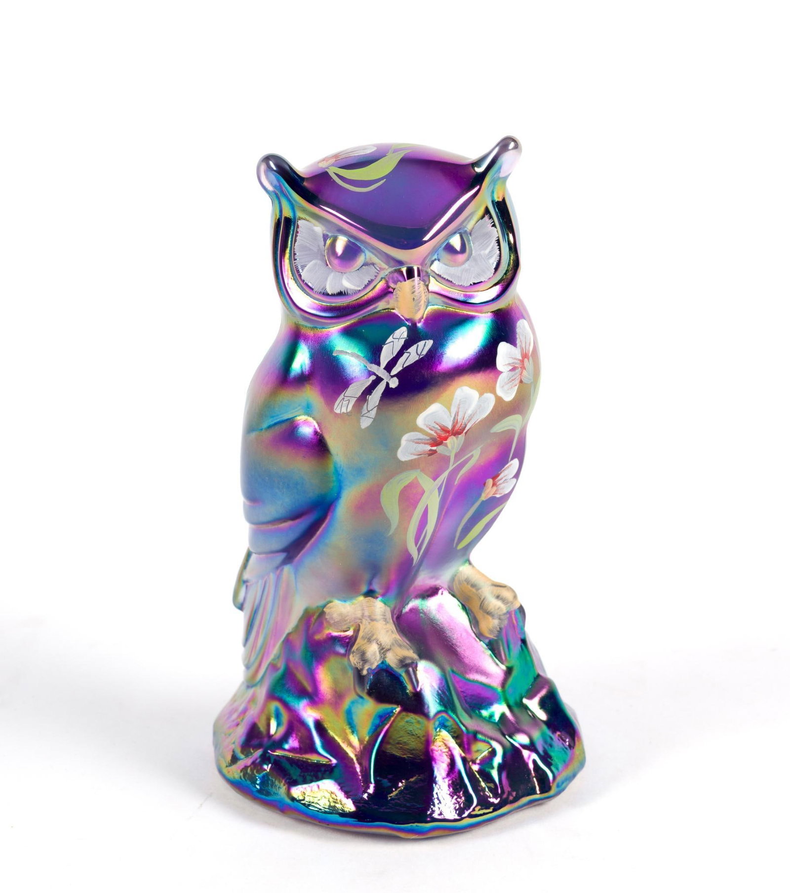 Fenton Glass Handpainted Owl Figurine (1 of 4)