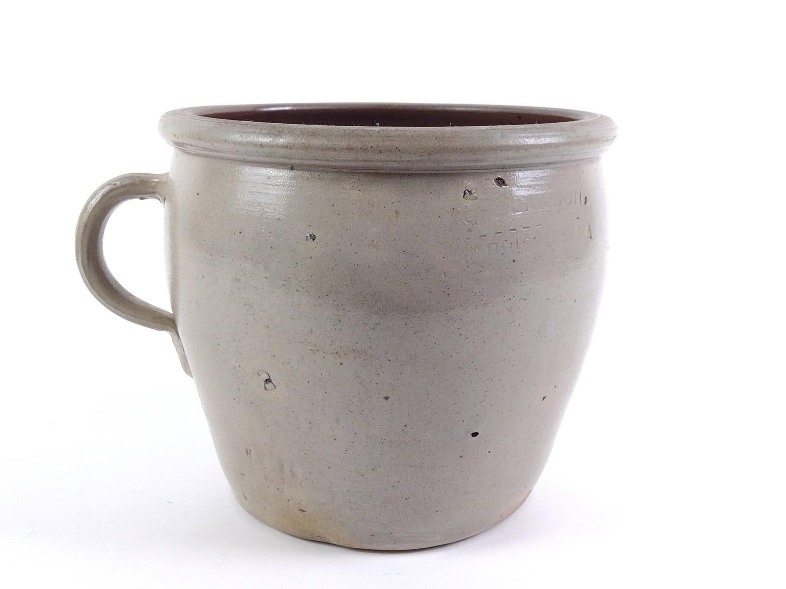 Stoneware Handled Crock (1 of 5)