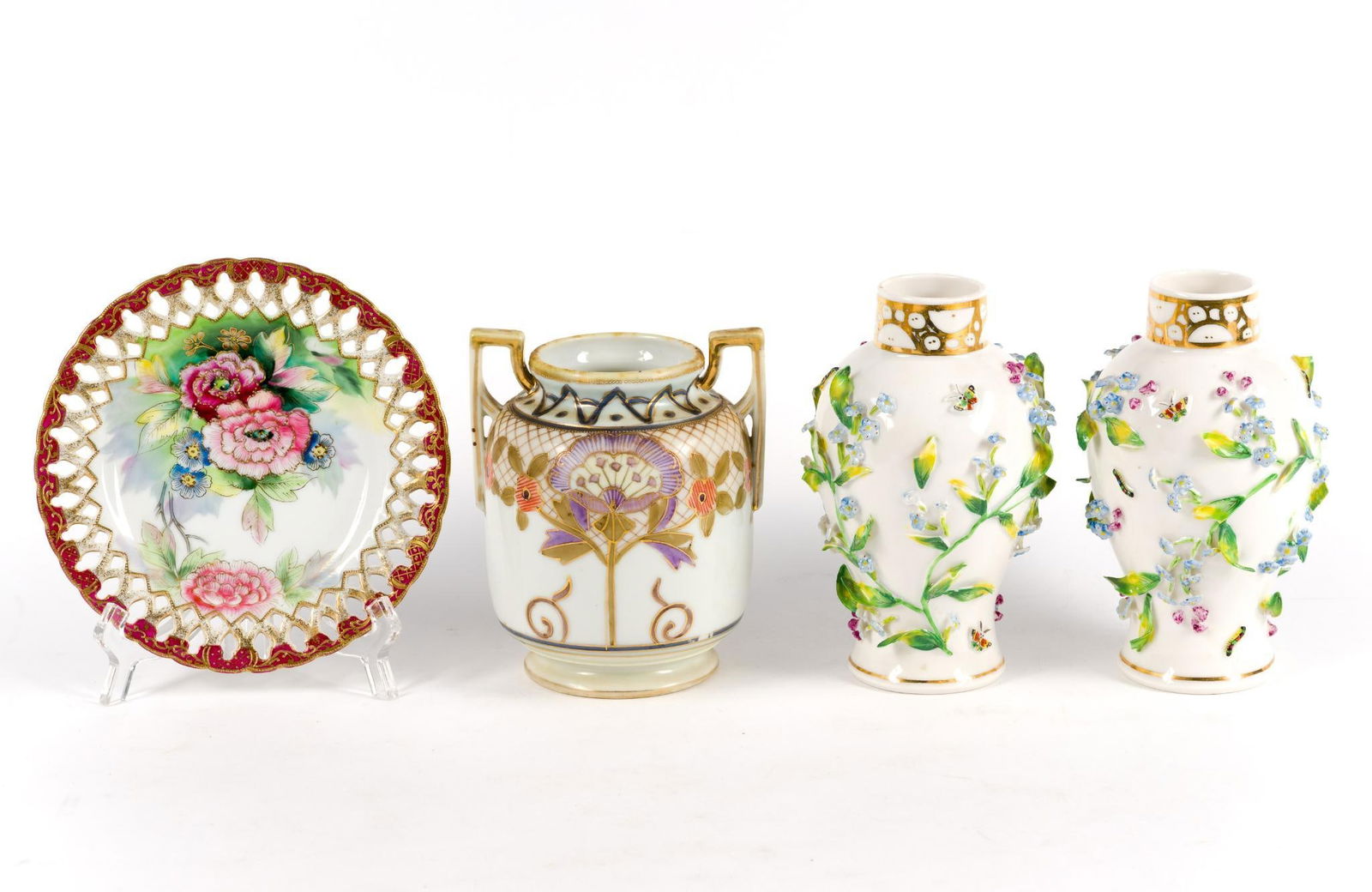 4 Decorative Ceramics incl. Nippon (1 of 8)