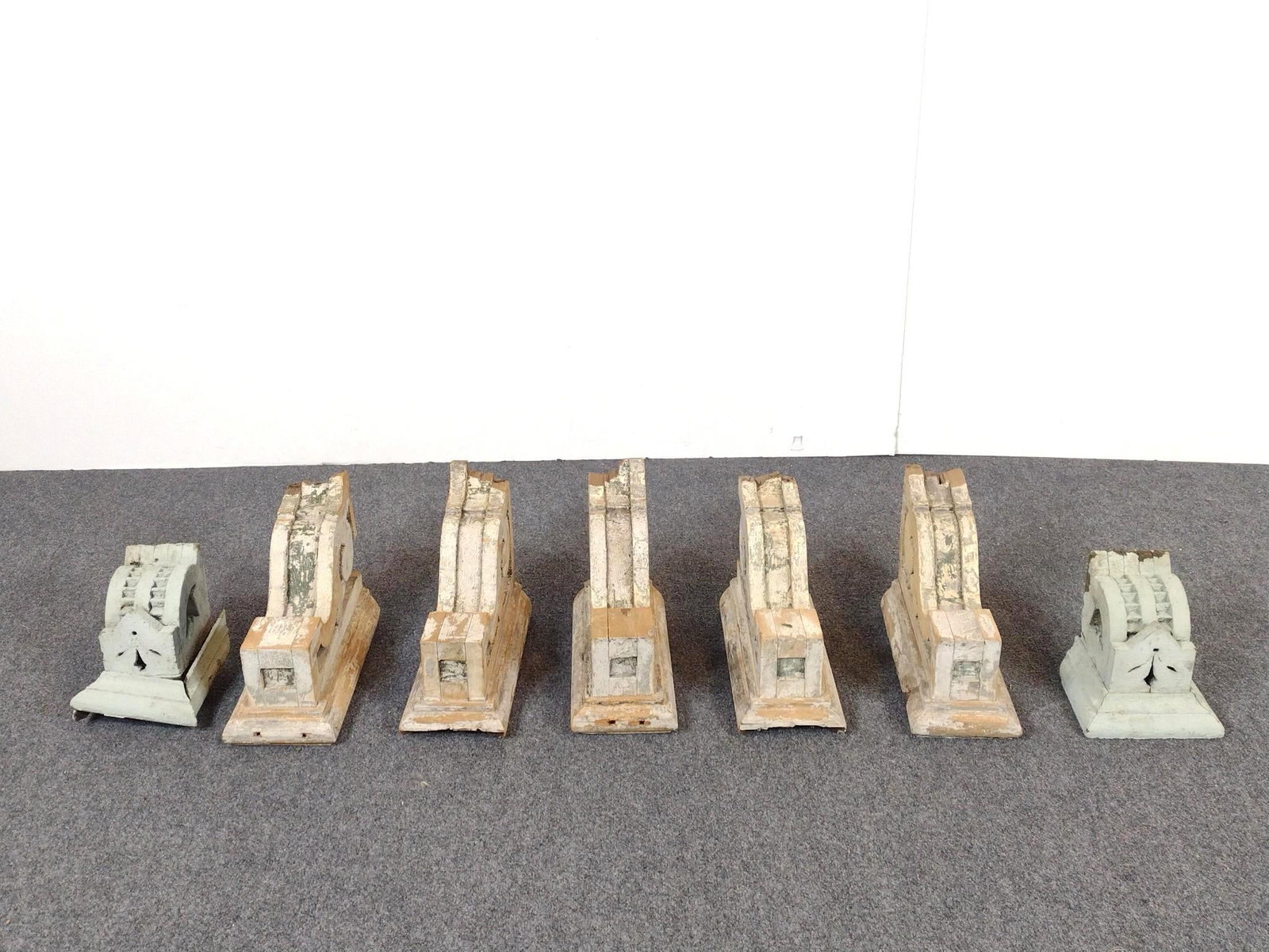 7 Architectural Elements: NOT ELIGIBLE FOR IN-HOUSE SHIPPING: See Terms for Shipping Options. 6-1/2" to 8" wide X 8" to 15-1/4" deep X 8" to 10-1/2" high.