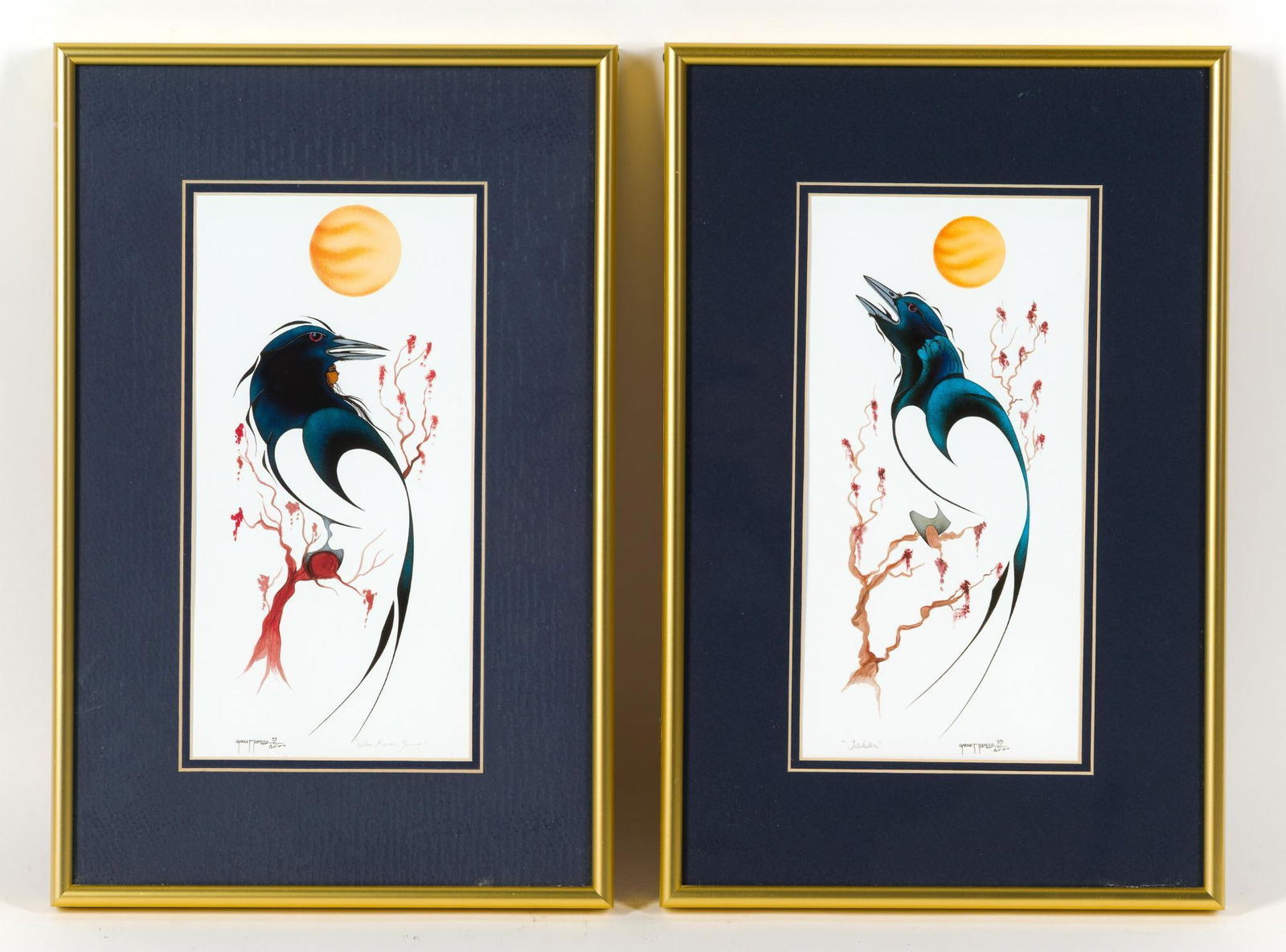 2 Garnet Tobacco Signed Prints (1 of 5)