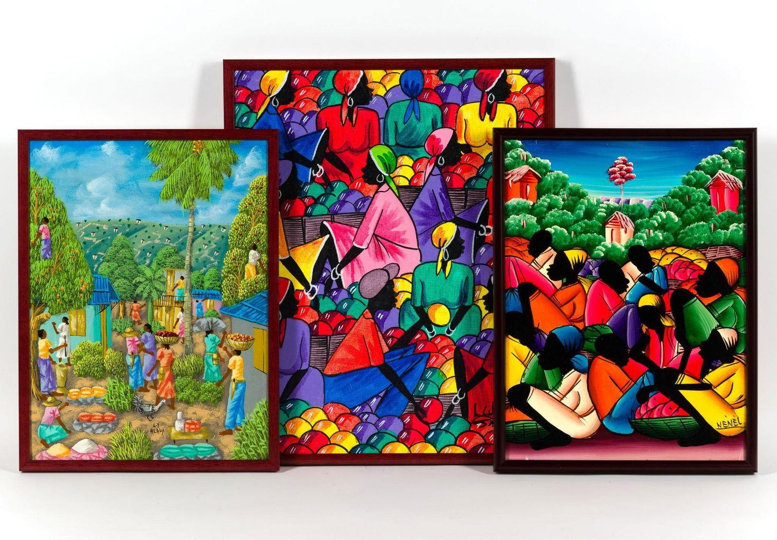 3 Pcs Framed Modern Art (1 of 10)