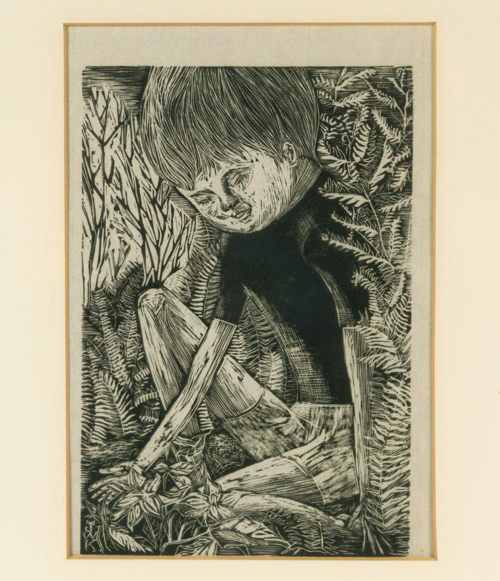 Framed Woodcut (1 of 3)