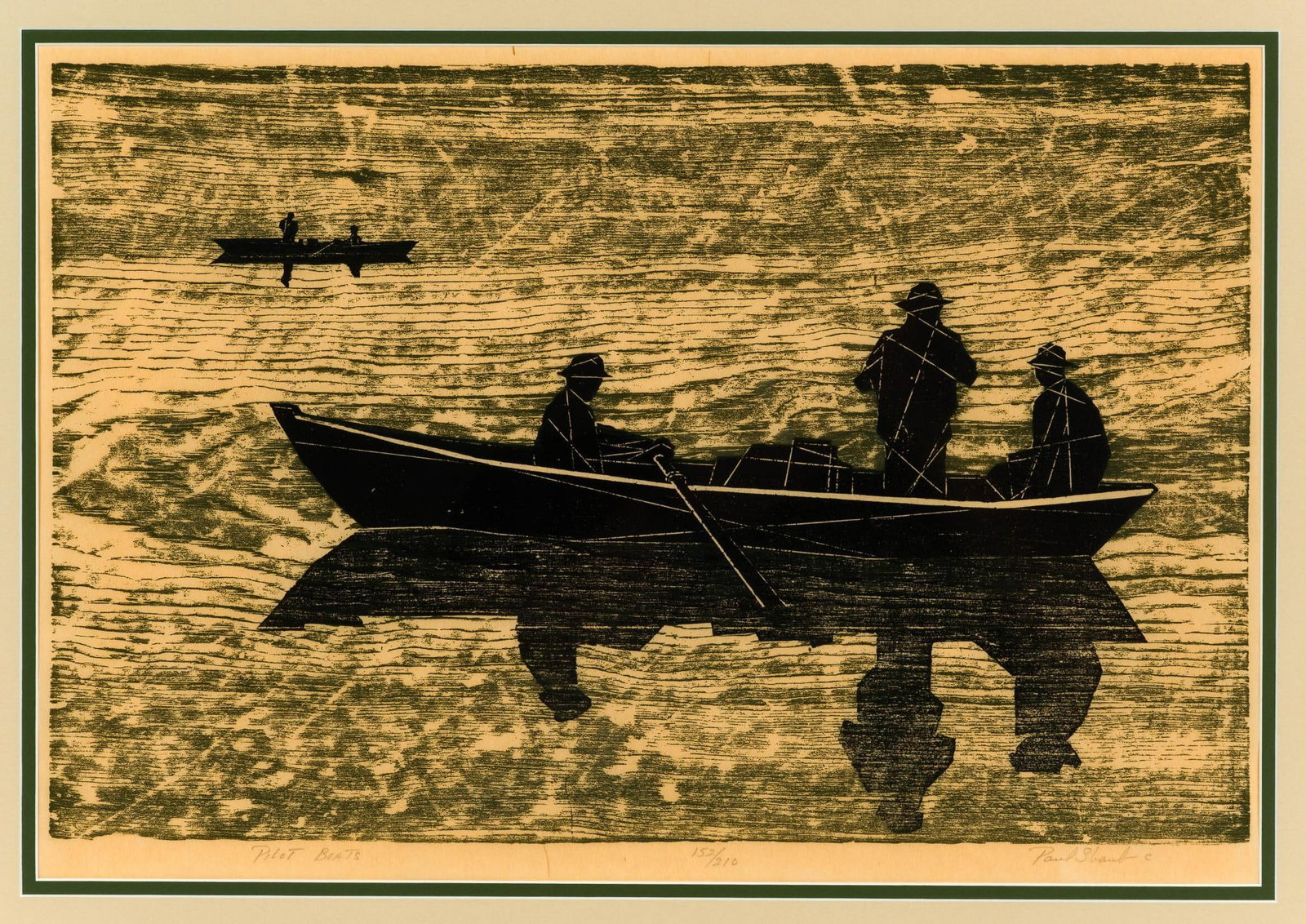 Paul Shaub "Pilot Boats" Lithograph (1 of 6)
