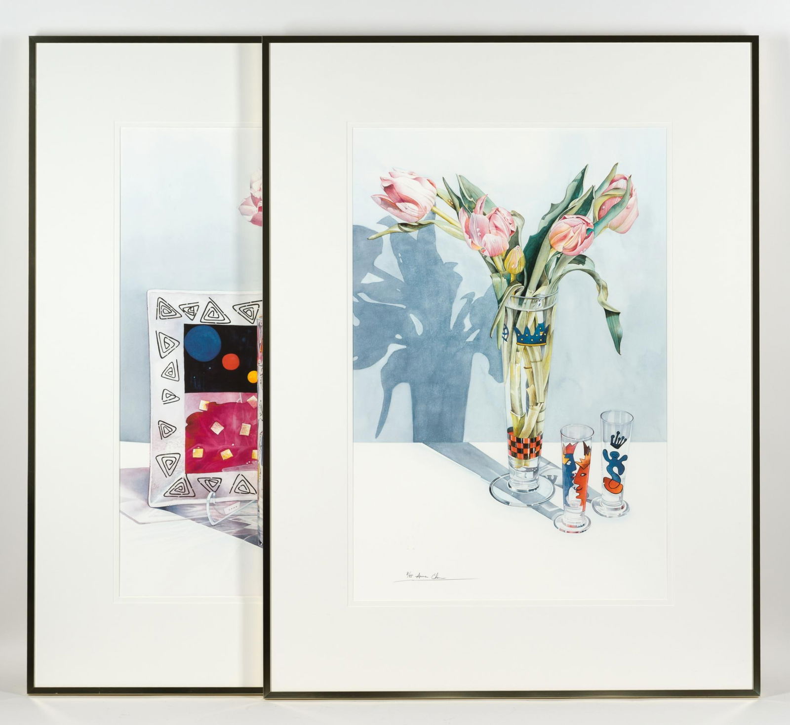 2 Gary Bukovnik Prints: NOT ELIGIBLE FOR IN-HOUSE SHIPPING: See Terms for Shipping Options. 40-1/4" long x 30-1/4" wide.