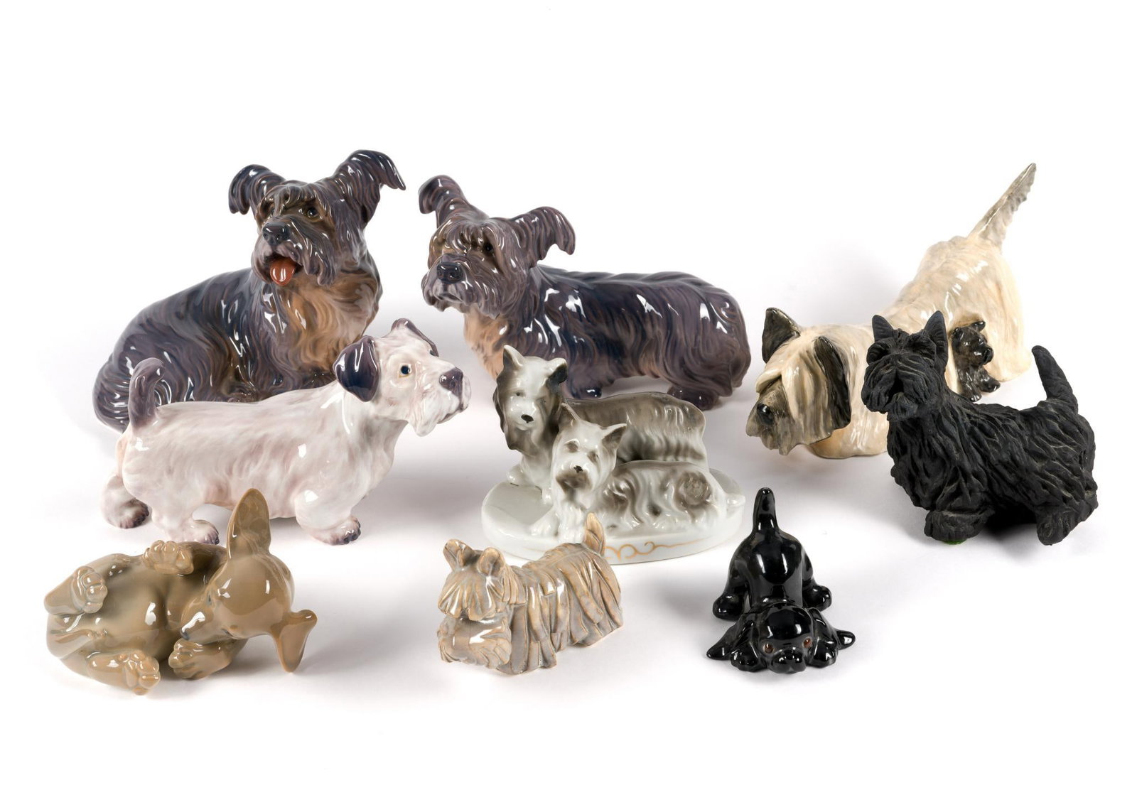 9 Ceramic Dogs Incl Royal Copenhagen (1 of 7)