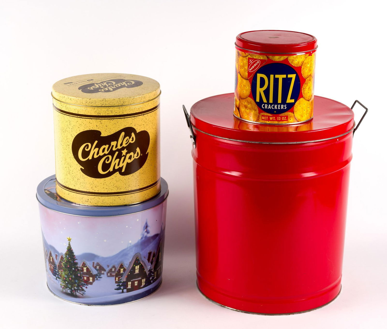 4 Vintage Tins incl. Ritz (1 of 2)