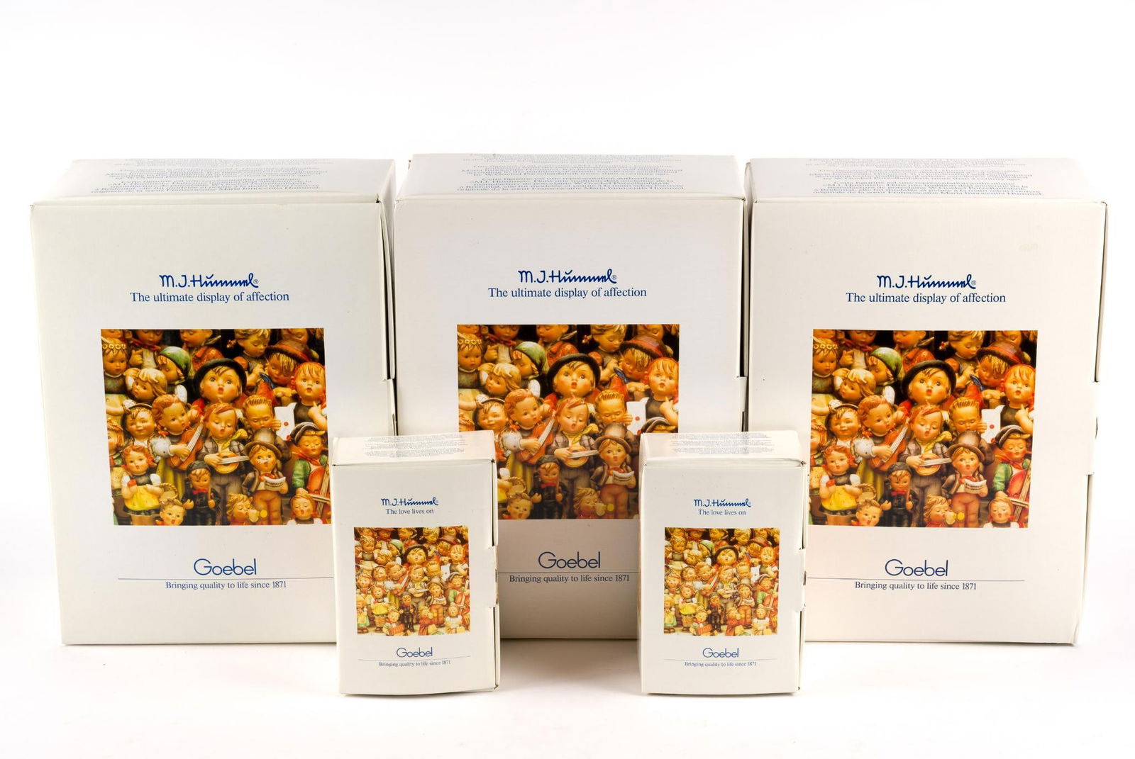 5 Goebel Figurines incl Checkpoint Charlie: Also aircraft memorial, volunteers and more.