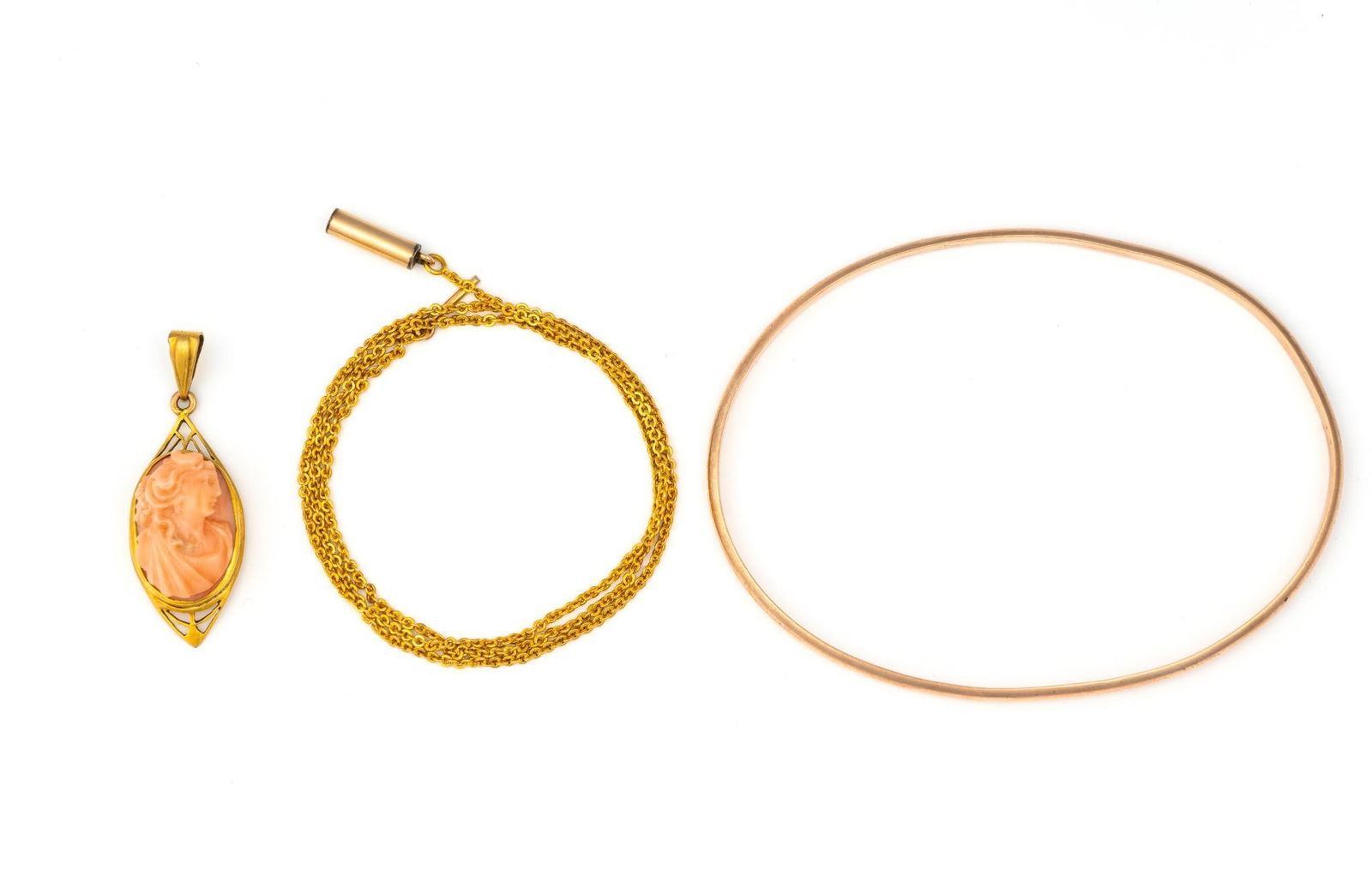 3 Pcs 14K and 10K Gold Jewelry (1 of 5)