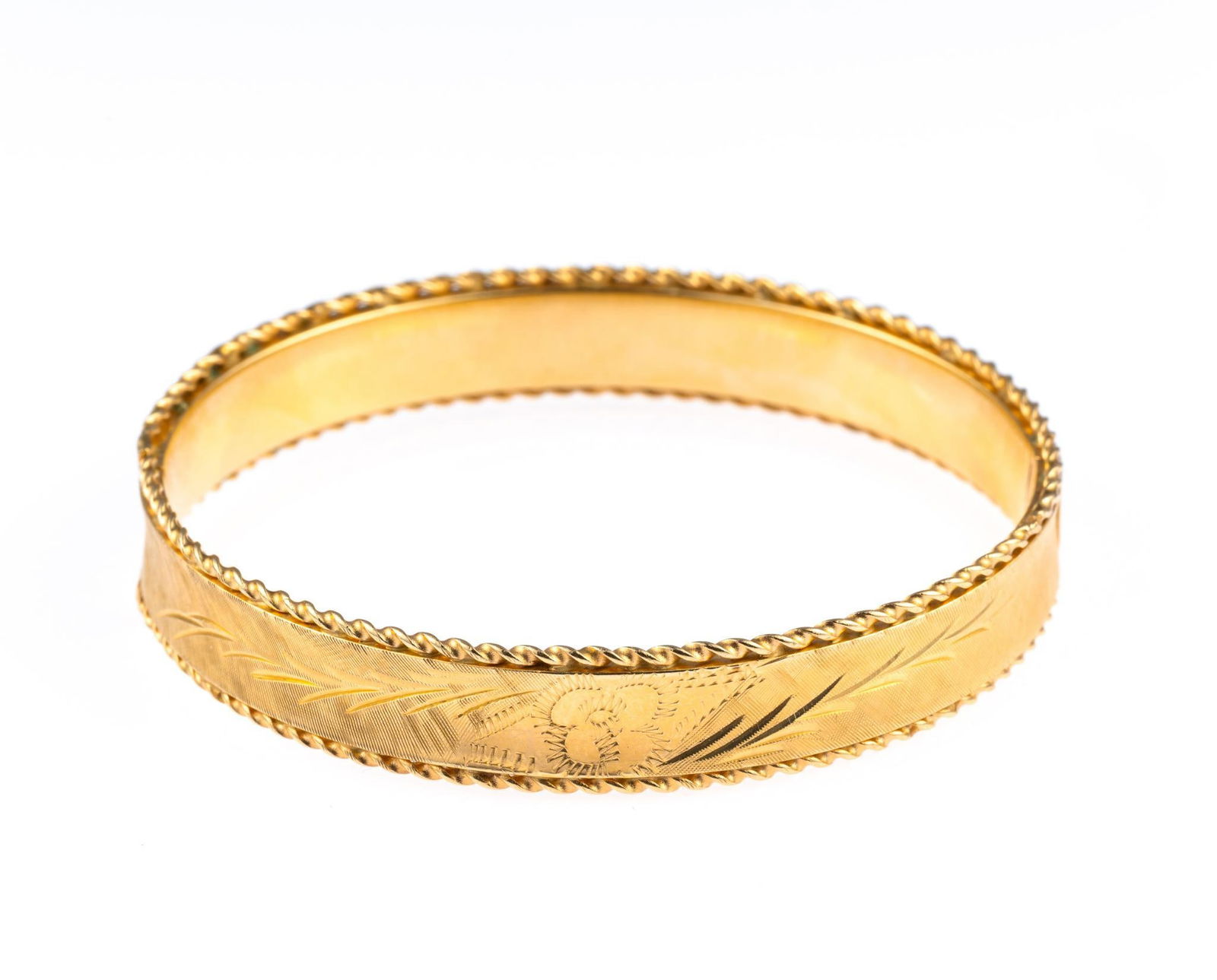 14K Gold Bangle (1 of 2)