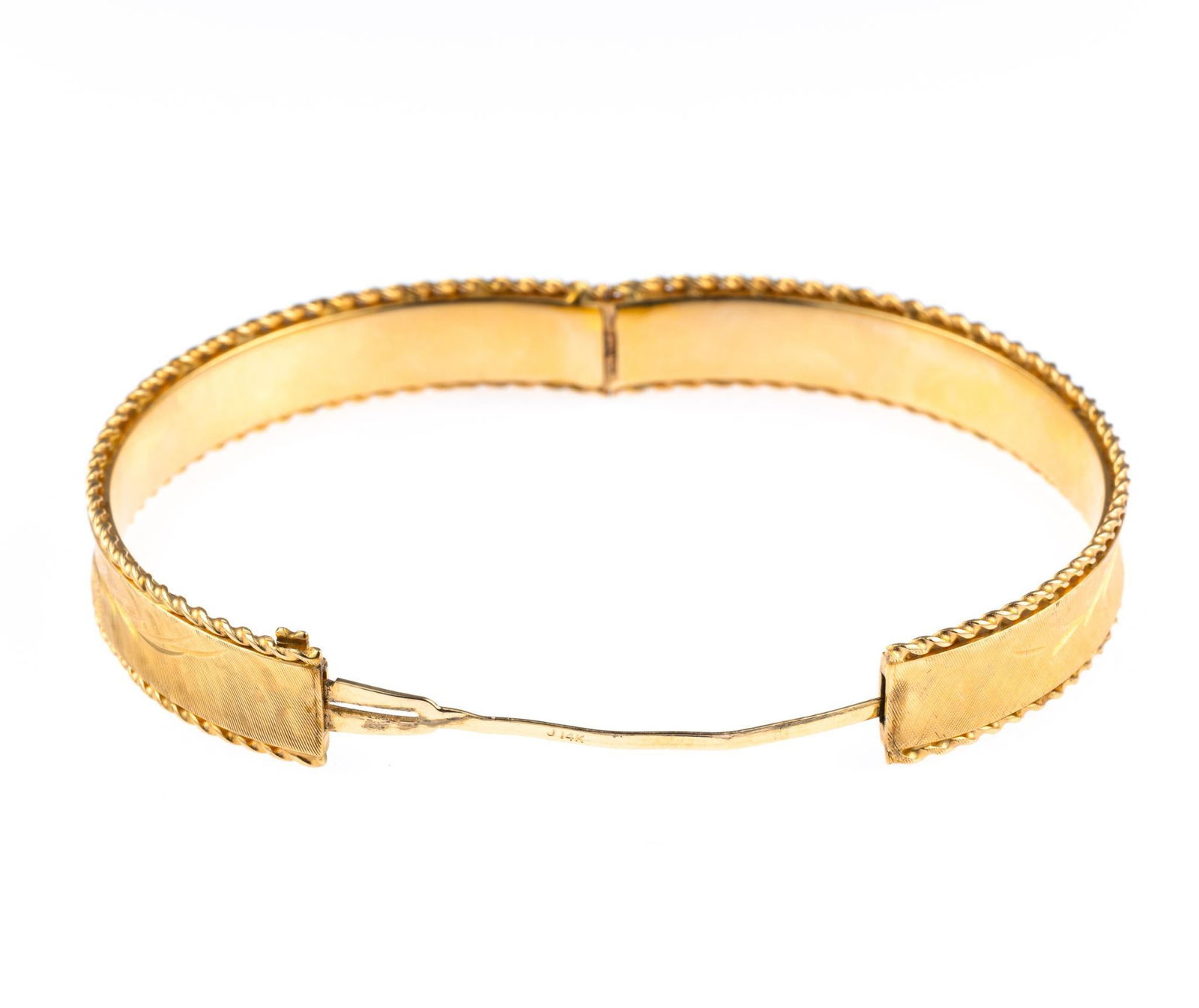 14K Gold Bangle - 2