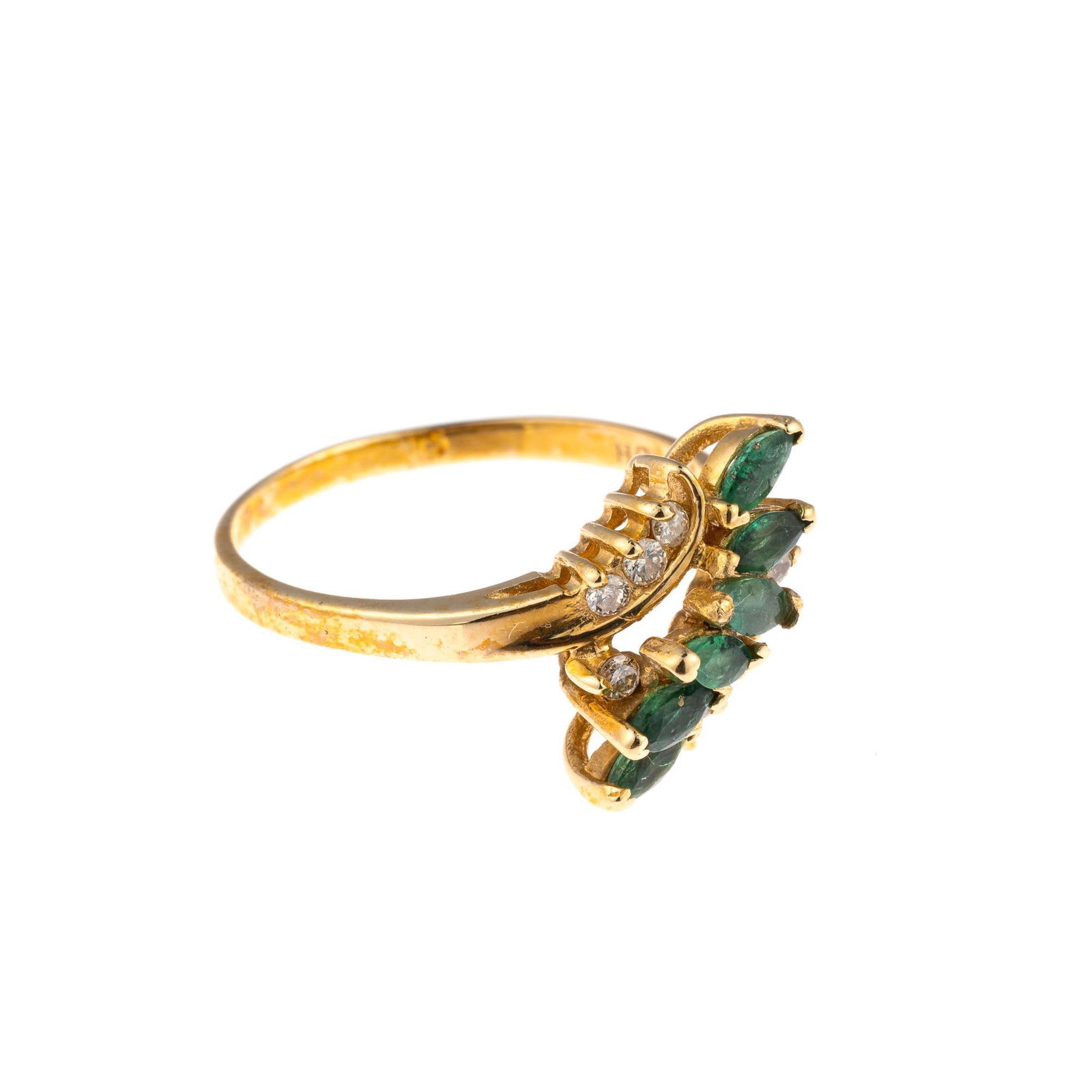 14K Gold Diamond and Tourmaline Ring (1 of 4)