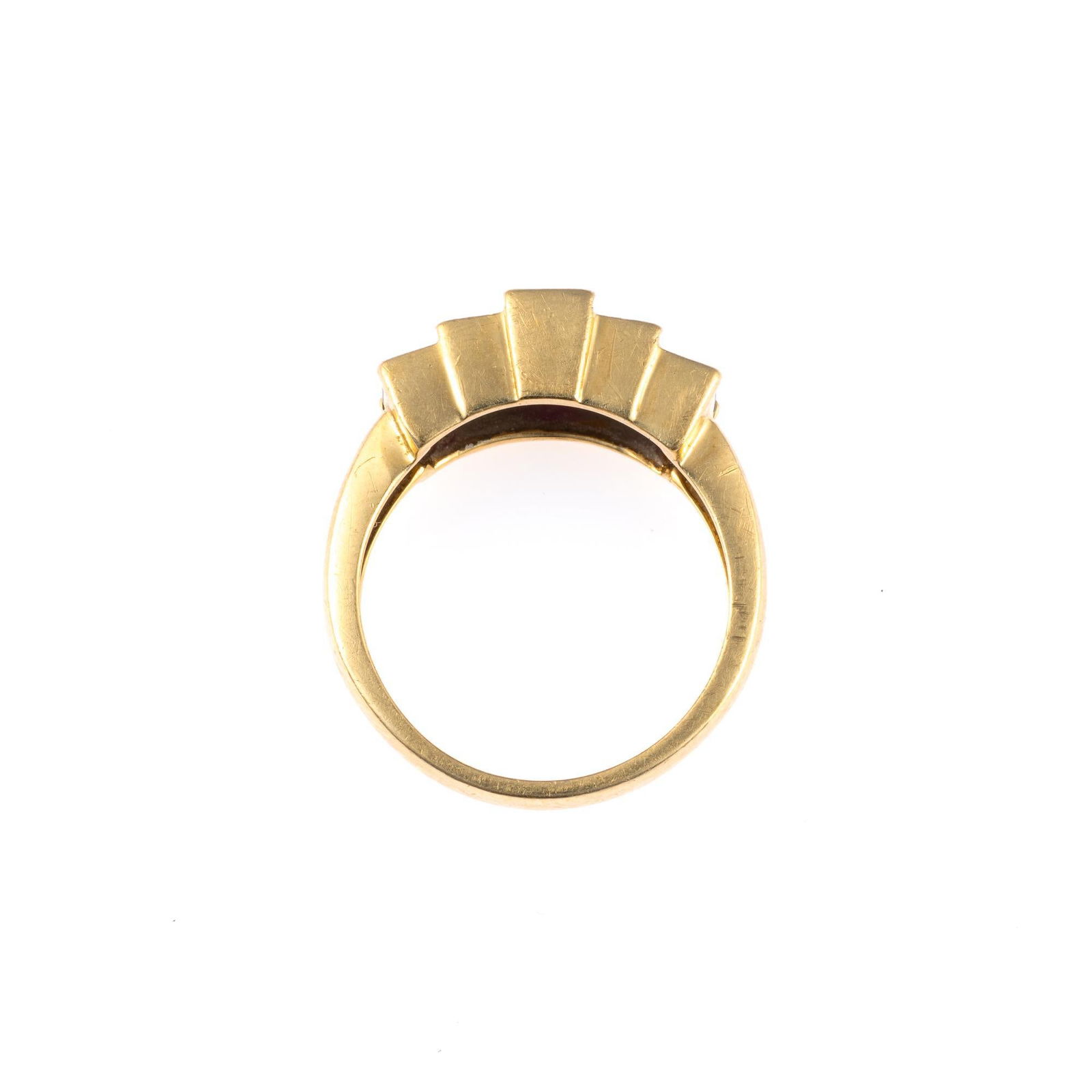 14K Gold Ruby and Diamond Ring - 4