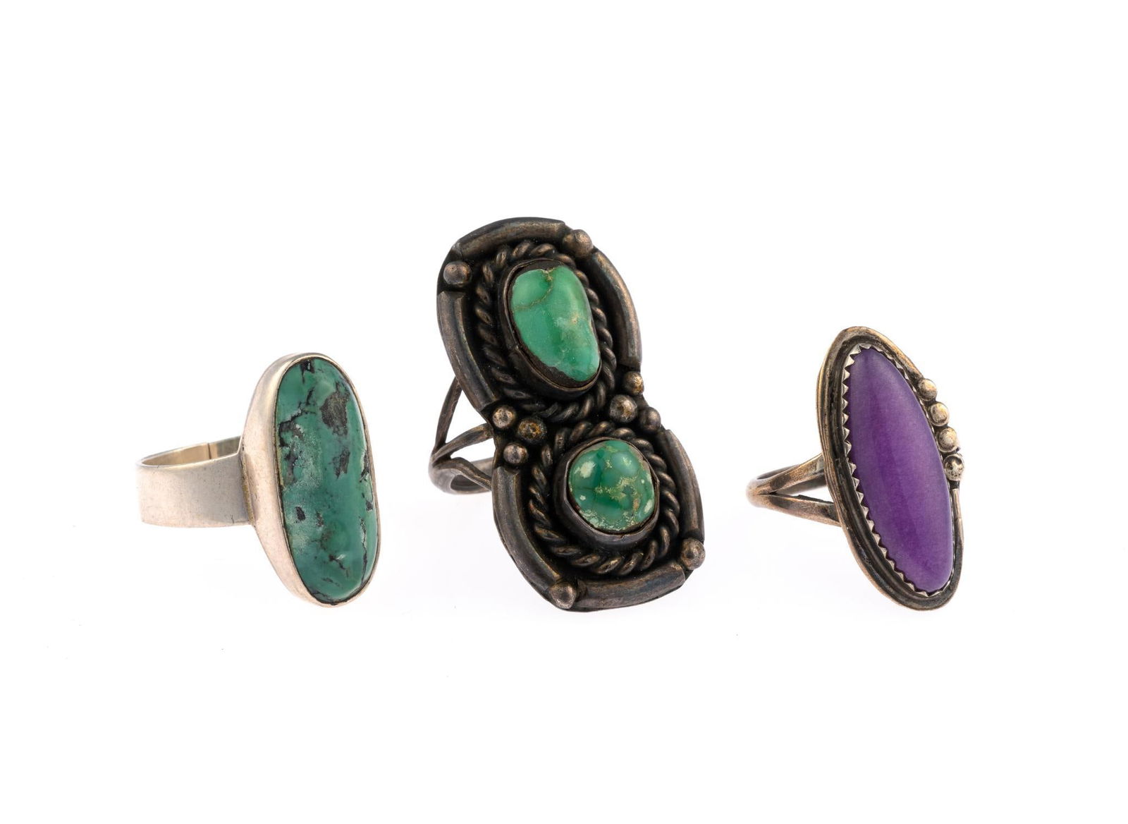 3 Sterling Silver Rings (1 of 2)