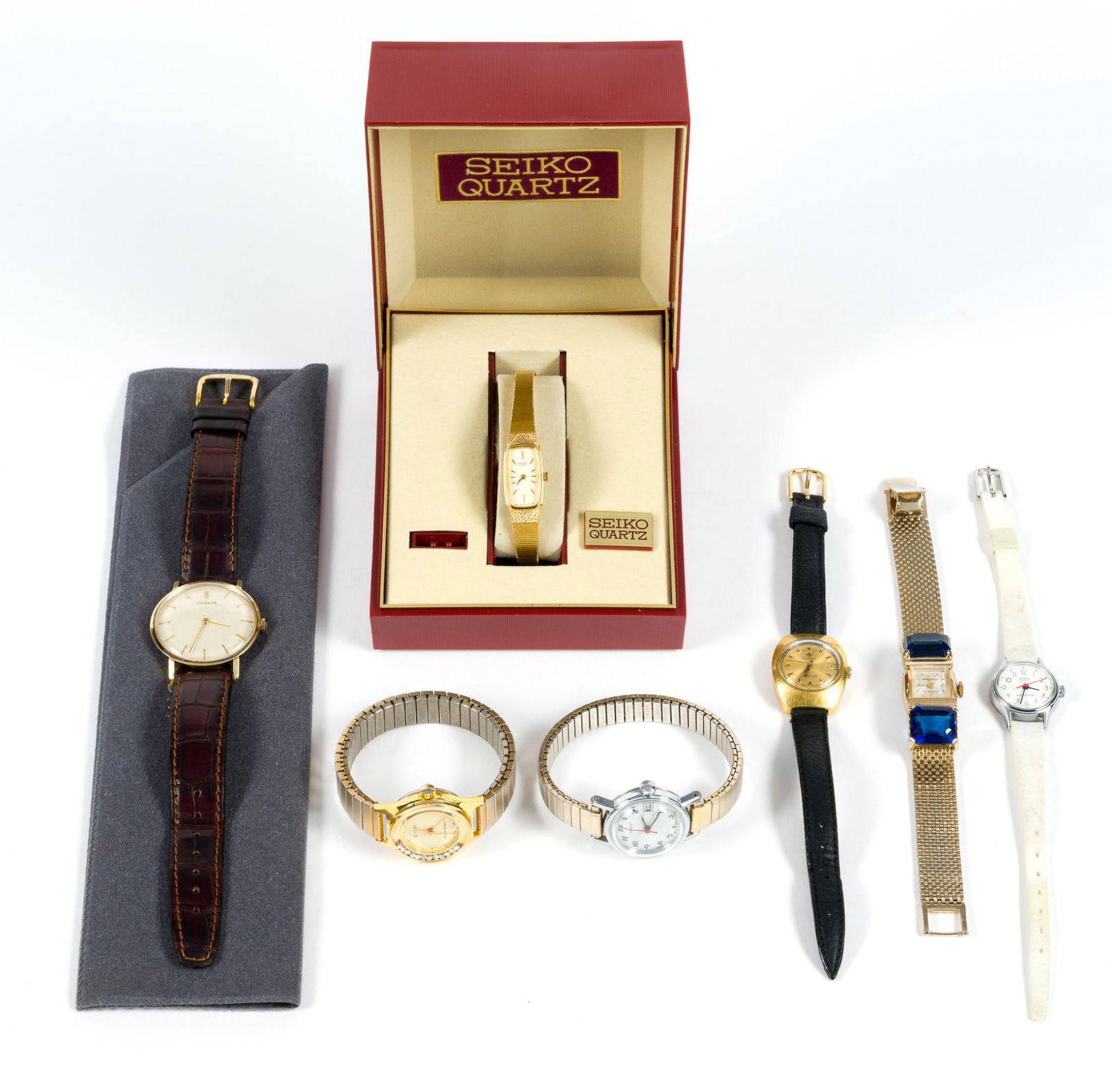 Seven Wrist Watches incl Corum (1 of 5)