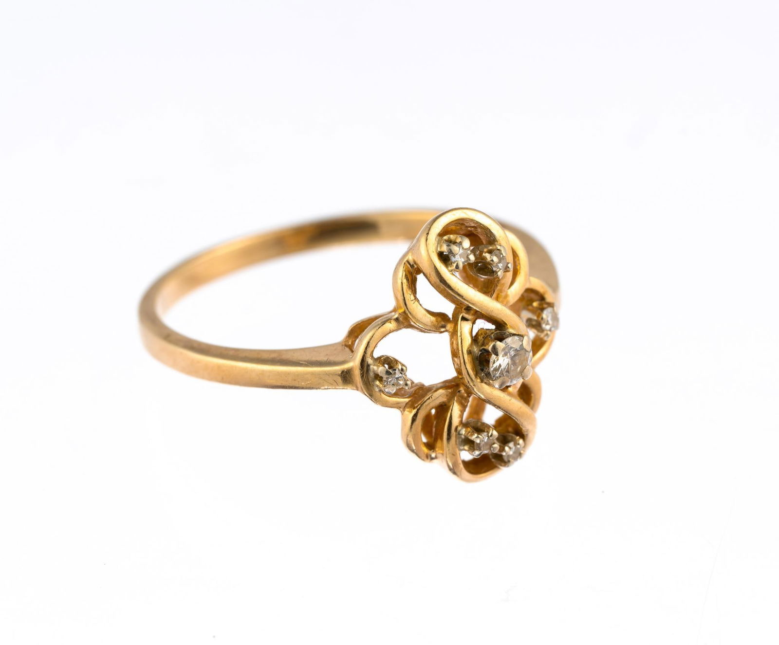 14K Gold and Diamond Ring (1 of 3)