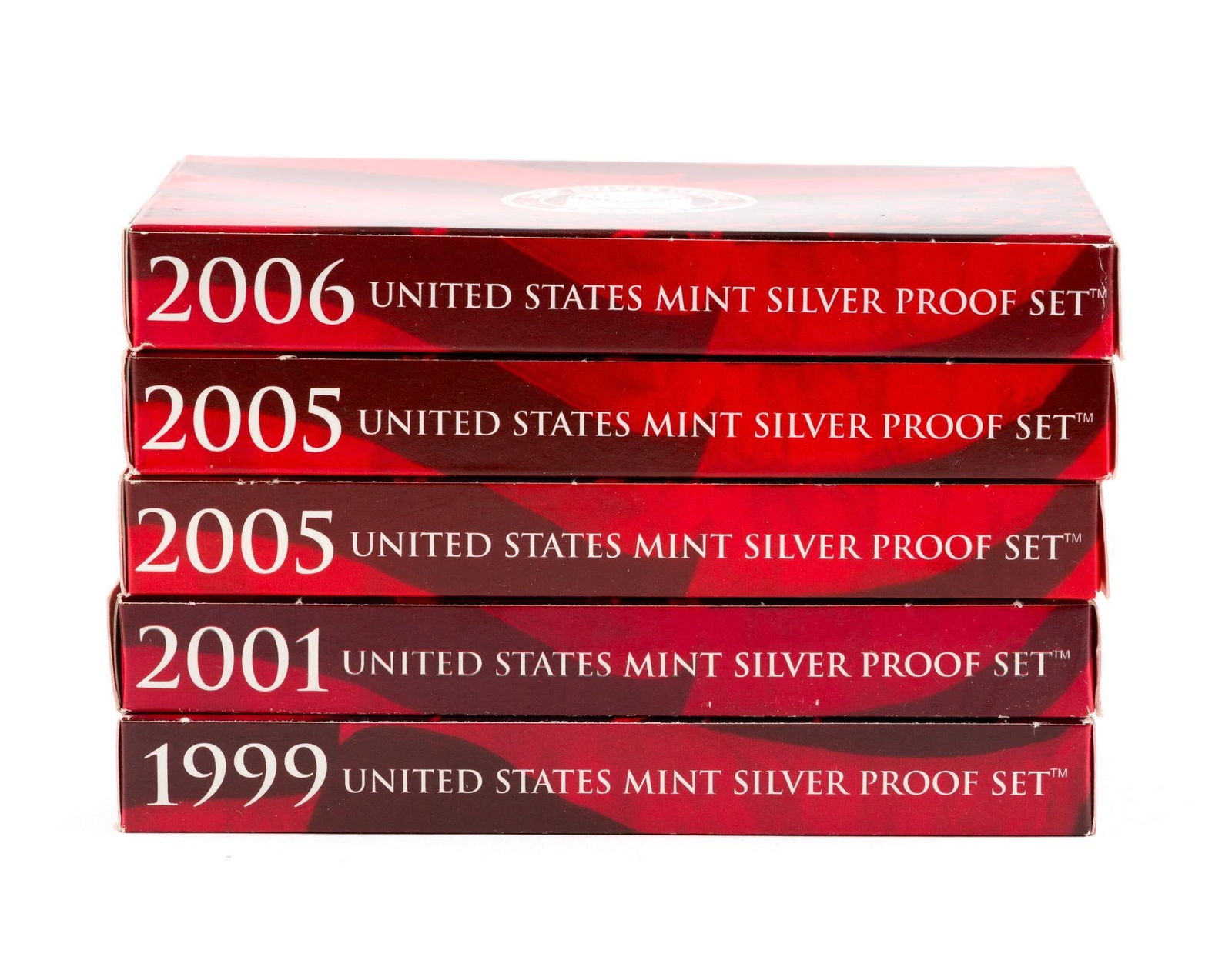 Five United States Silver Proof Sets - 2