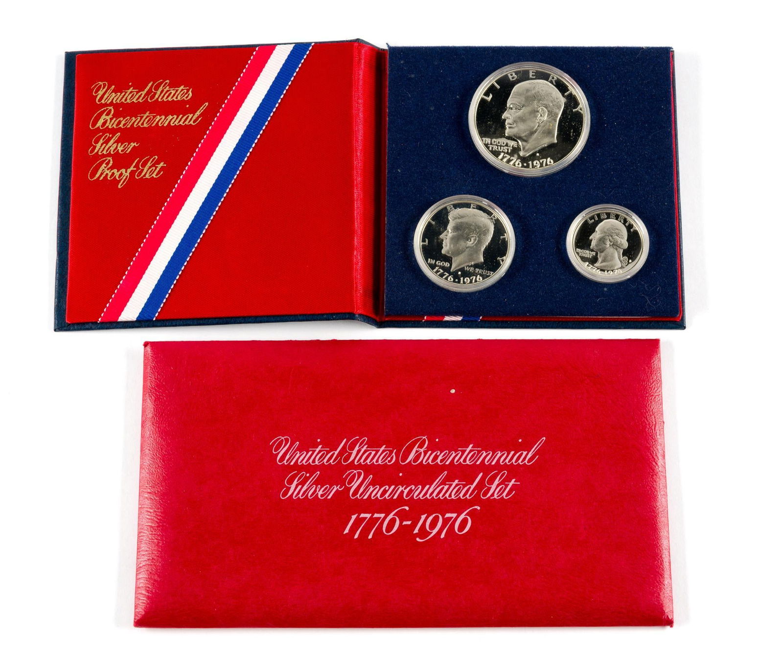 Bicentennial Silver Proof And Uncirculated Sets 1976 (1 of 3)