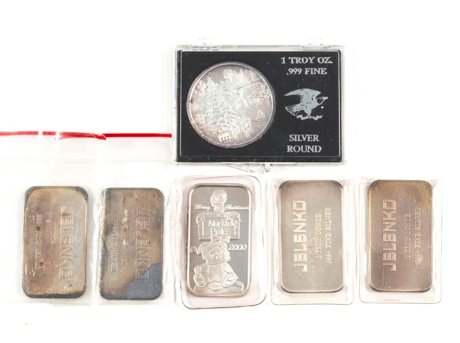 Silver Commemorative And Silver Bars (1 of 3)