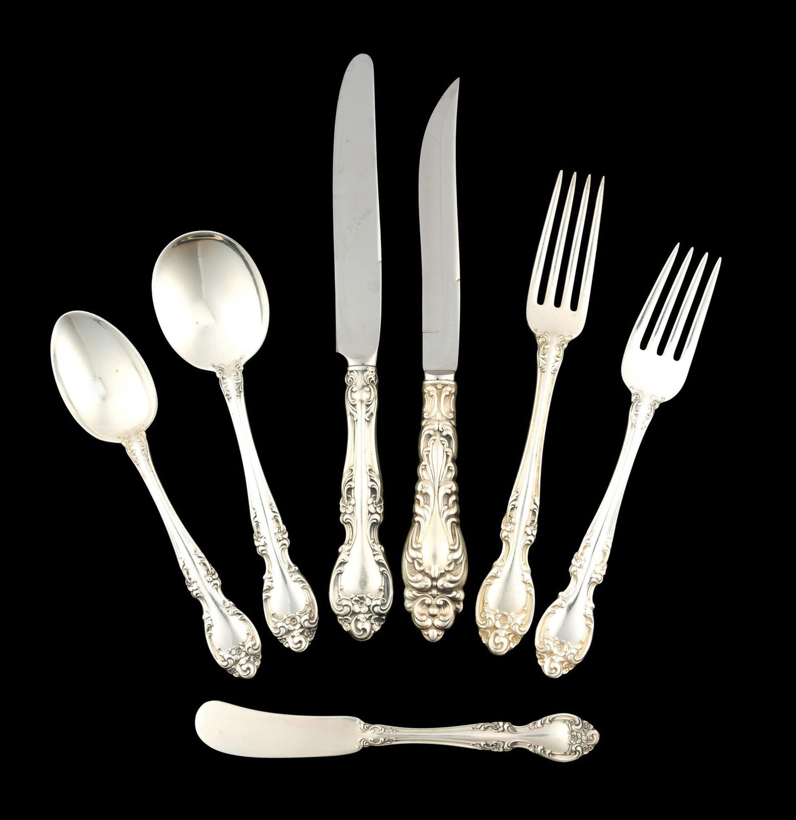 Gorham Sterling Silver Flatware Set (1 of 6)