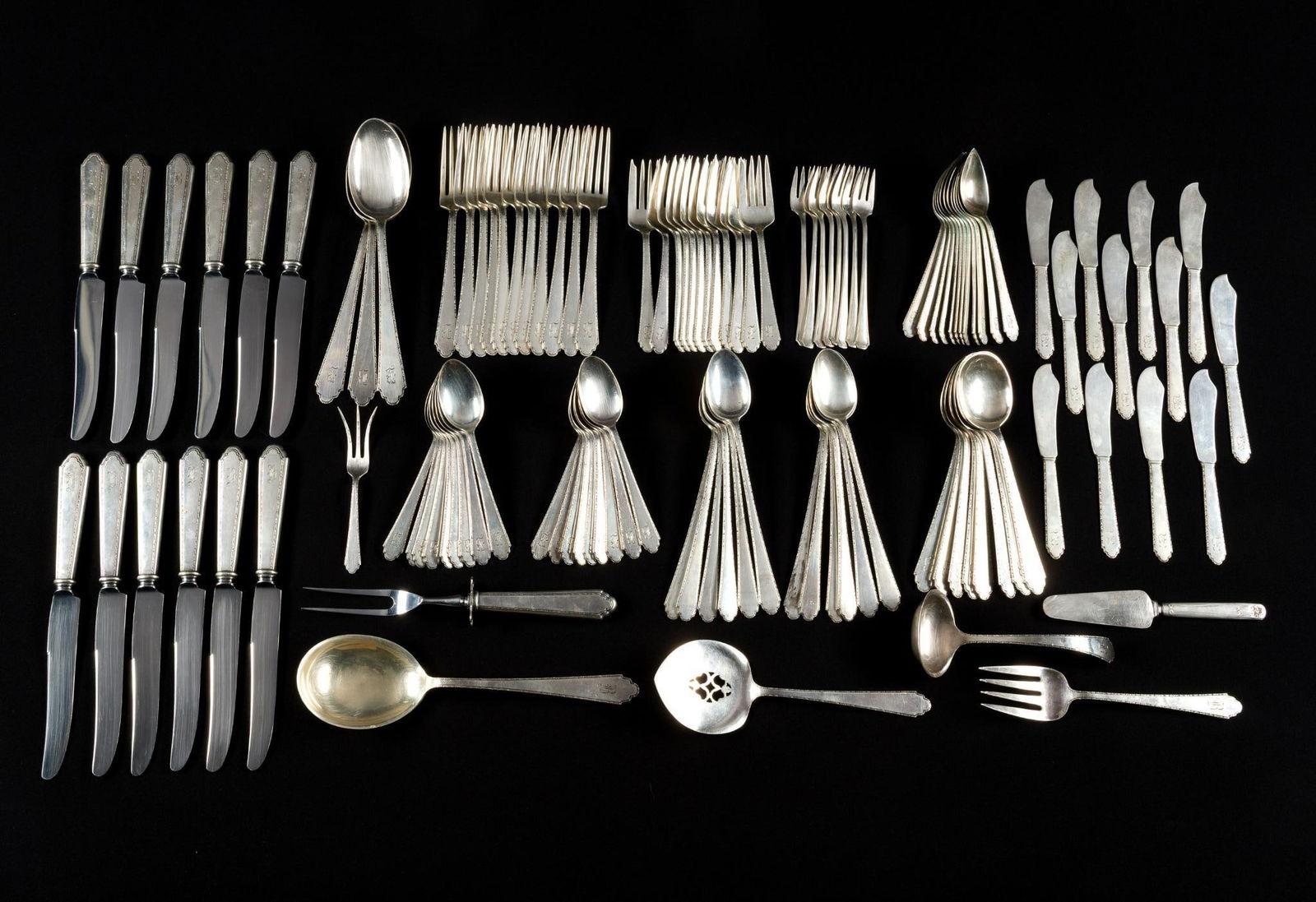 Lunt Sterling Silver Flatware Set (1 of 6)