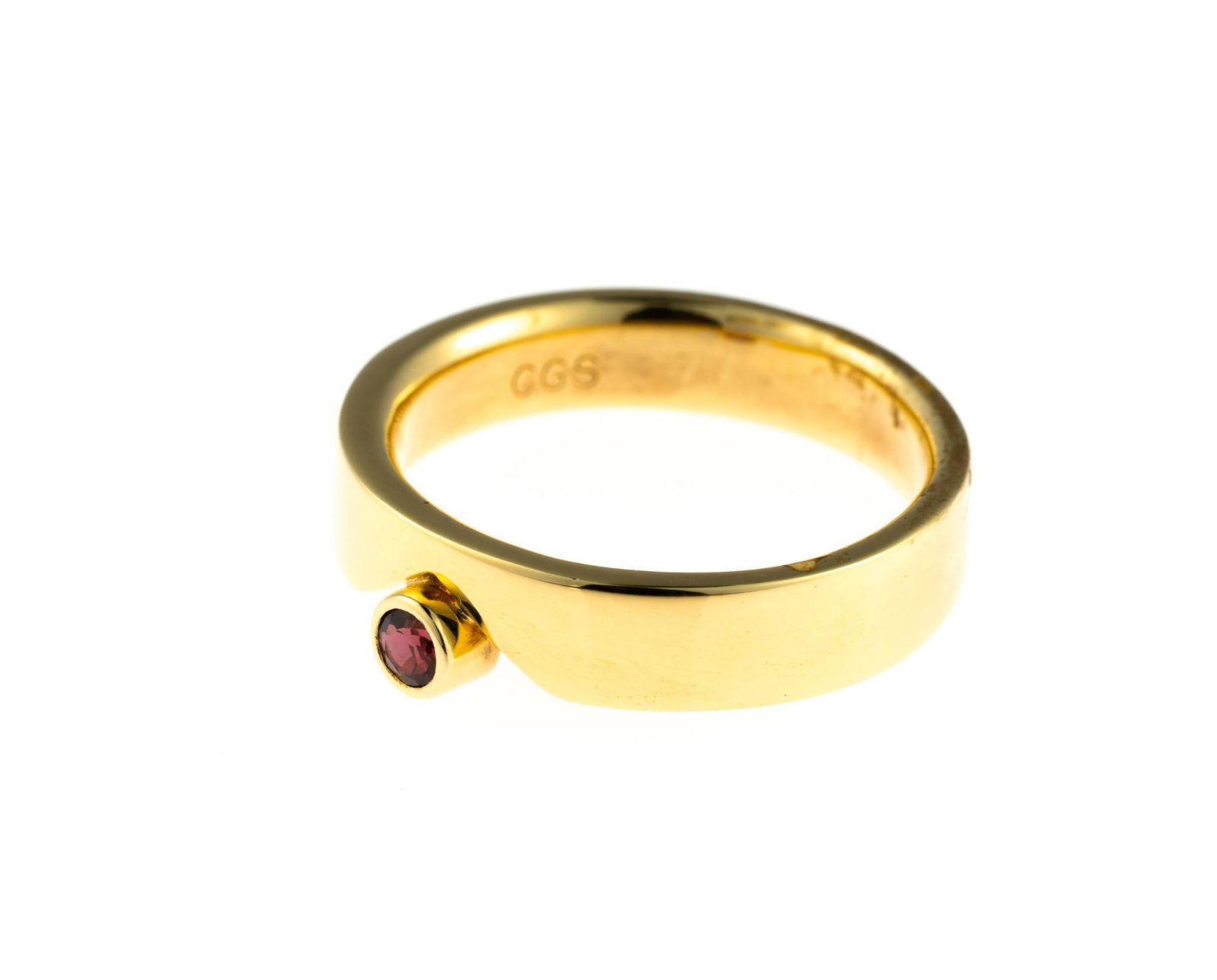 18K Gold and Ruby Ring - 2