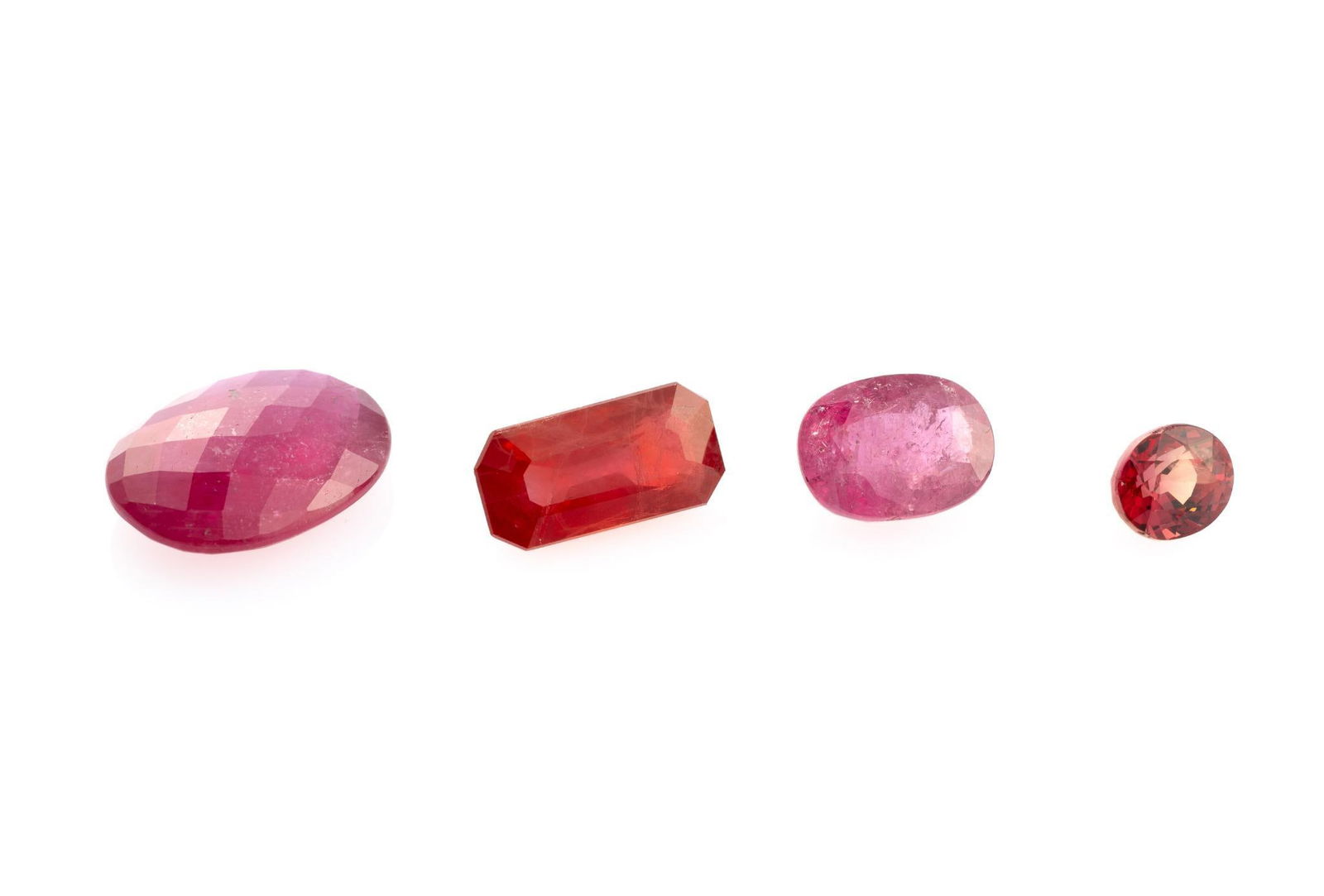 Four Natural Ruby Gemstones (1 of 5)