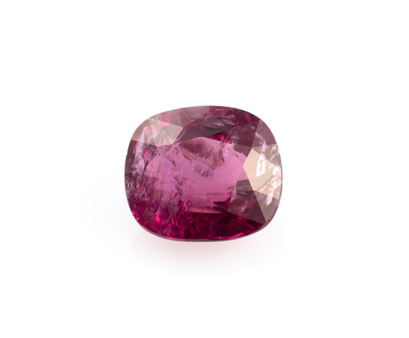 One Natural Ruby Gemstone with Lab Report - 2