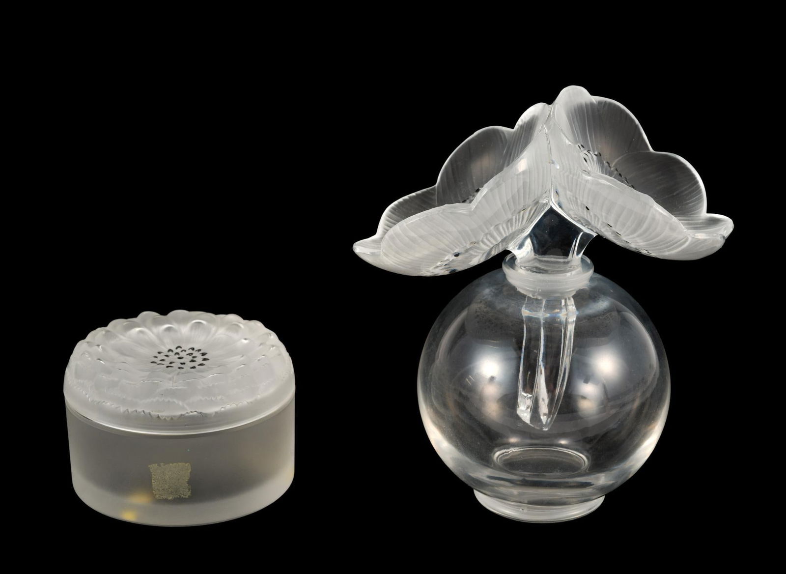 Two Lalique Crystal Vanity Pieces (1 of 6)
